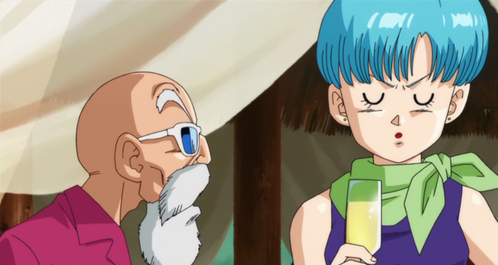 Así Lucen Bulma Y Muten Rōshi En Dragon Ball Z Fukkatsu No F 3586