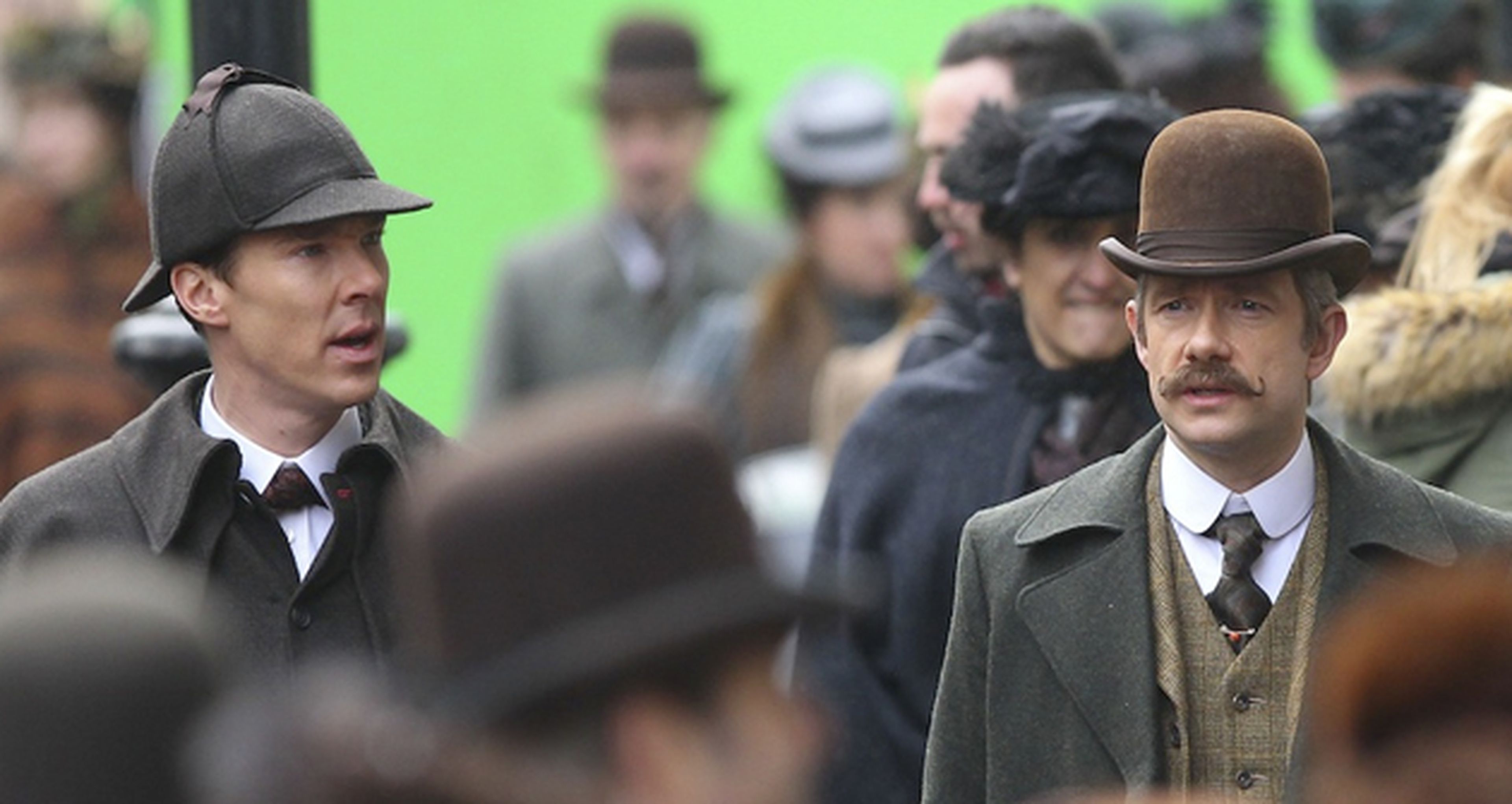 El especial de Navidad de Sherlock muestra a Cumberbatch y Freeman en nuevas imágenes