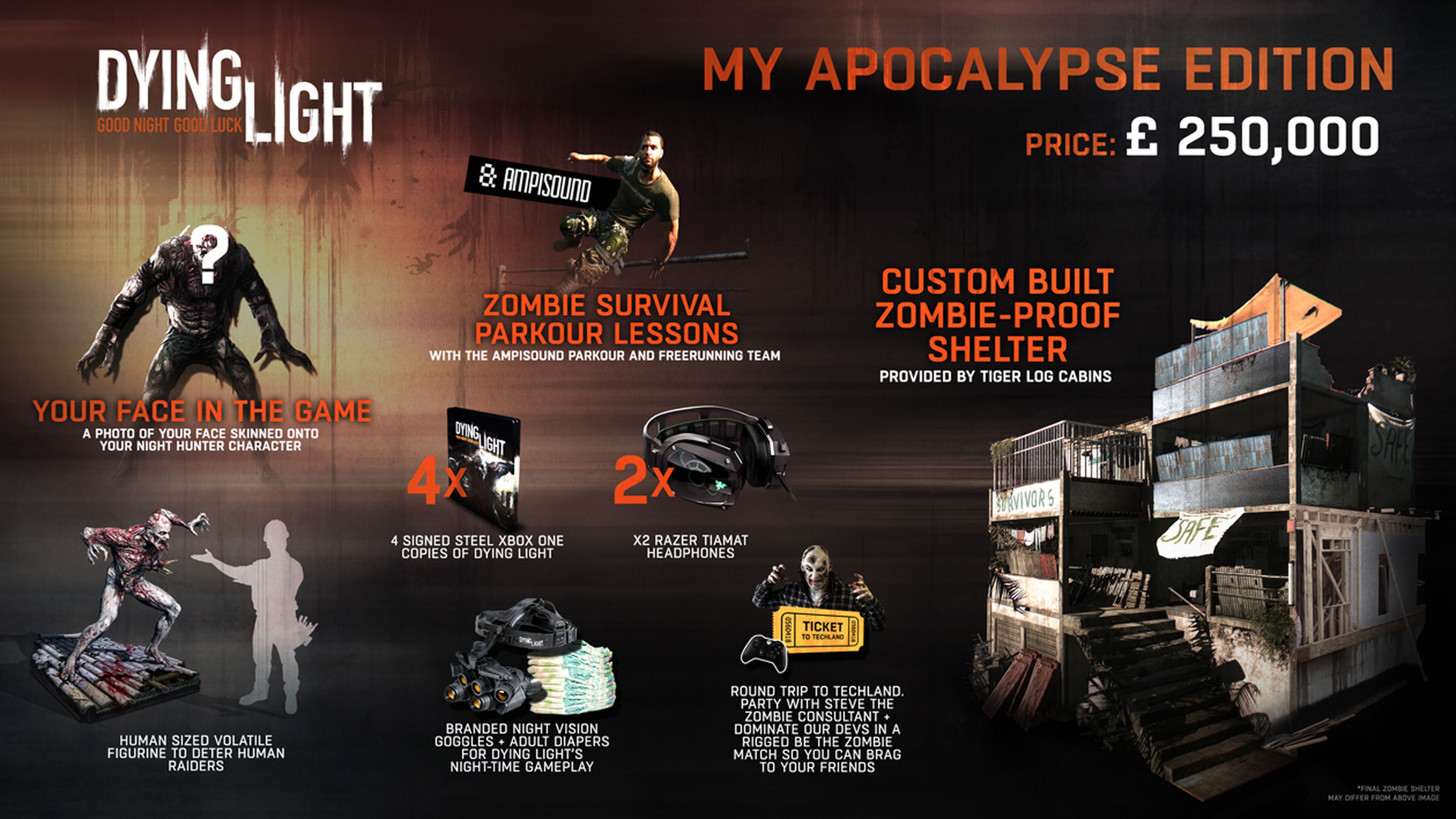 Dying Light My Apocalypse Edition, más de 340.000 €
