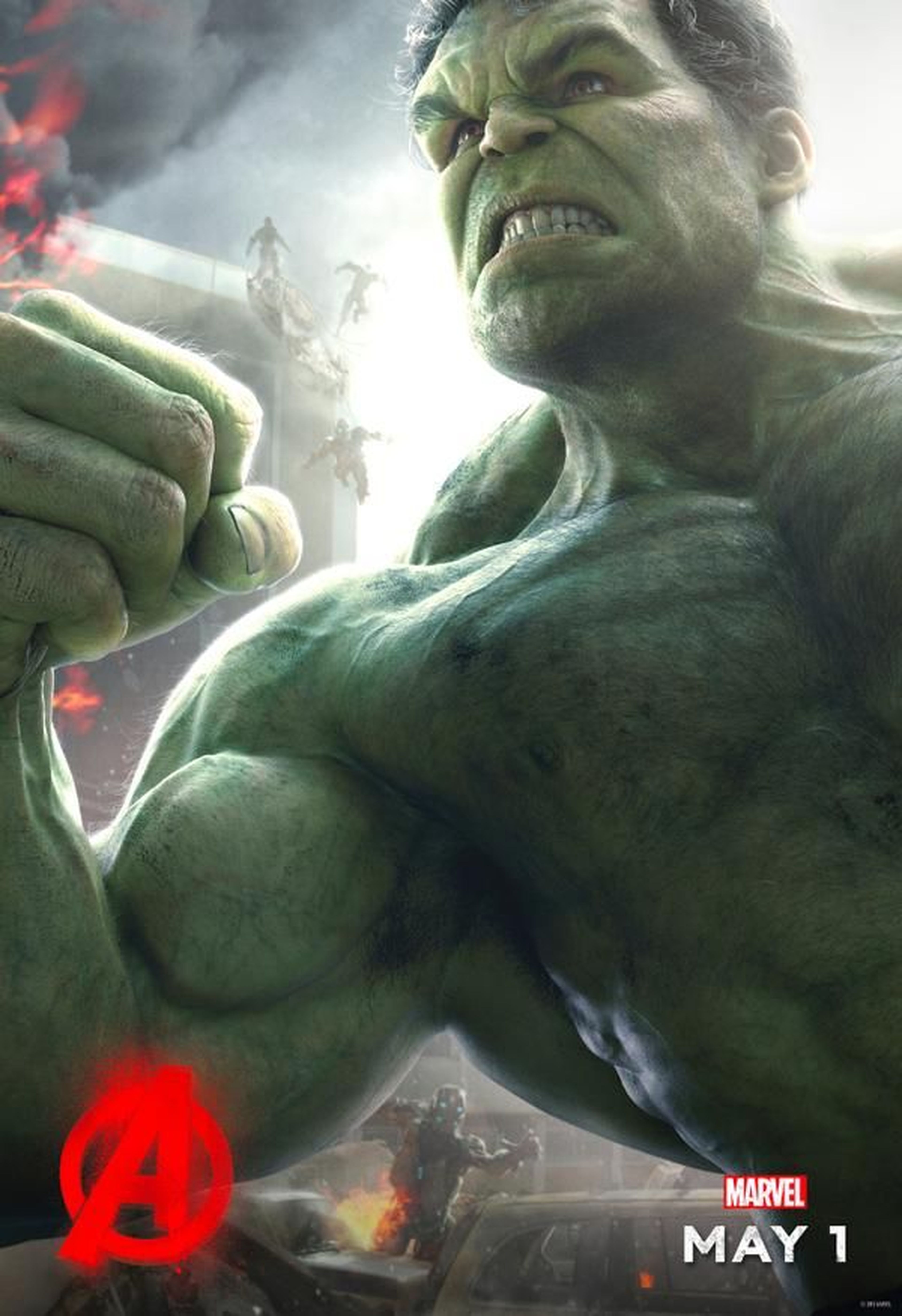 Los Vengadores: la era de Ultrón: cartel de Hulk y nuevo spot de la película