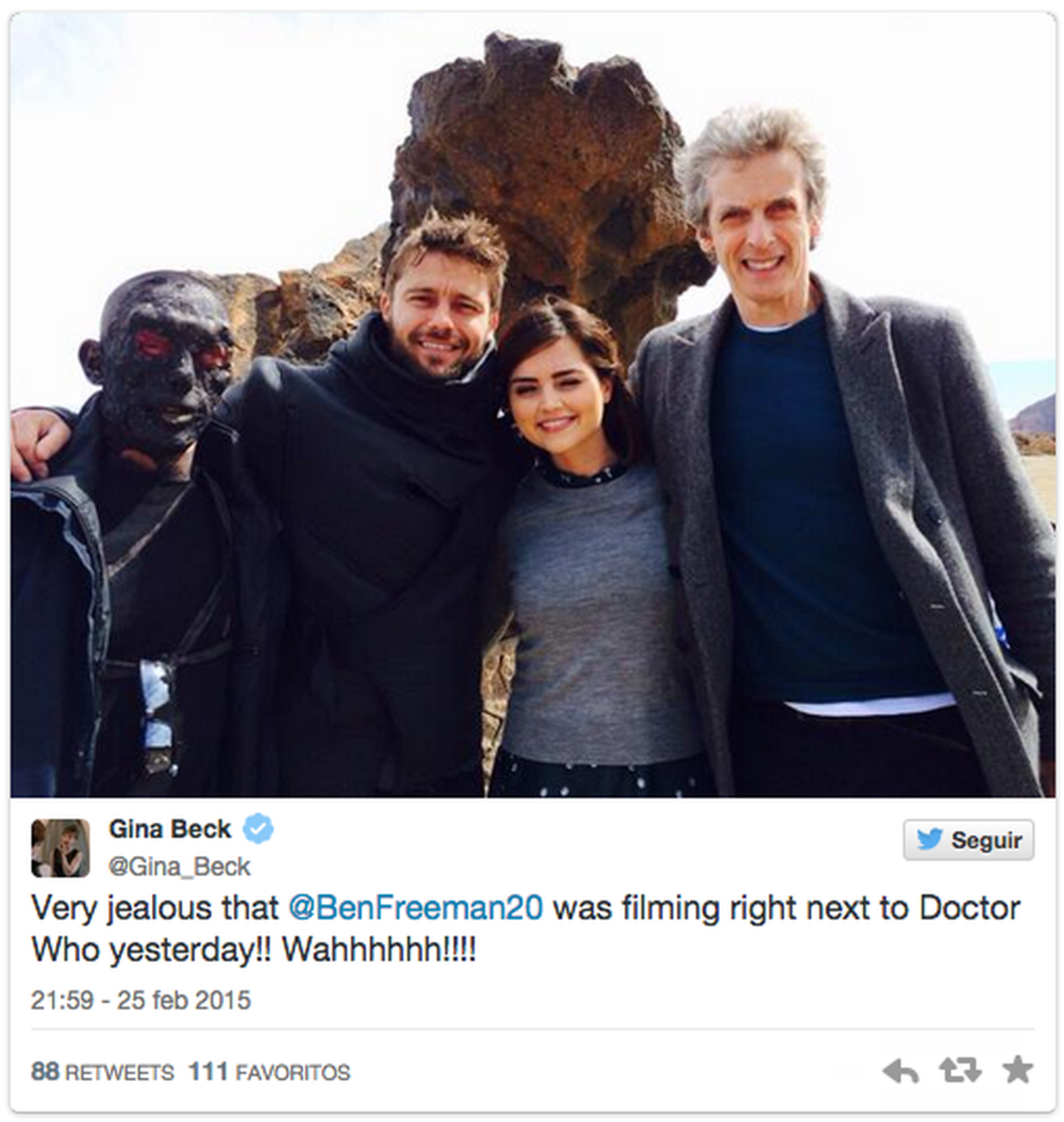 Doctor Who rueda su novena temporada en Tenerife