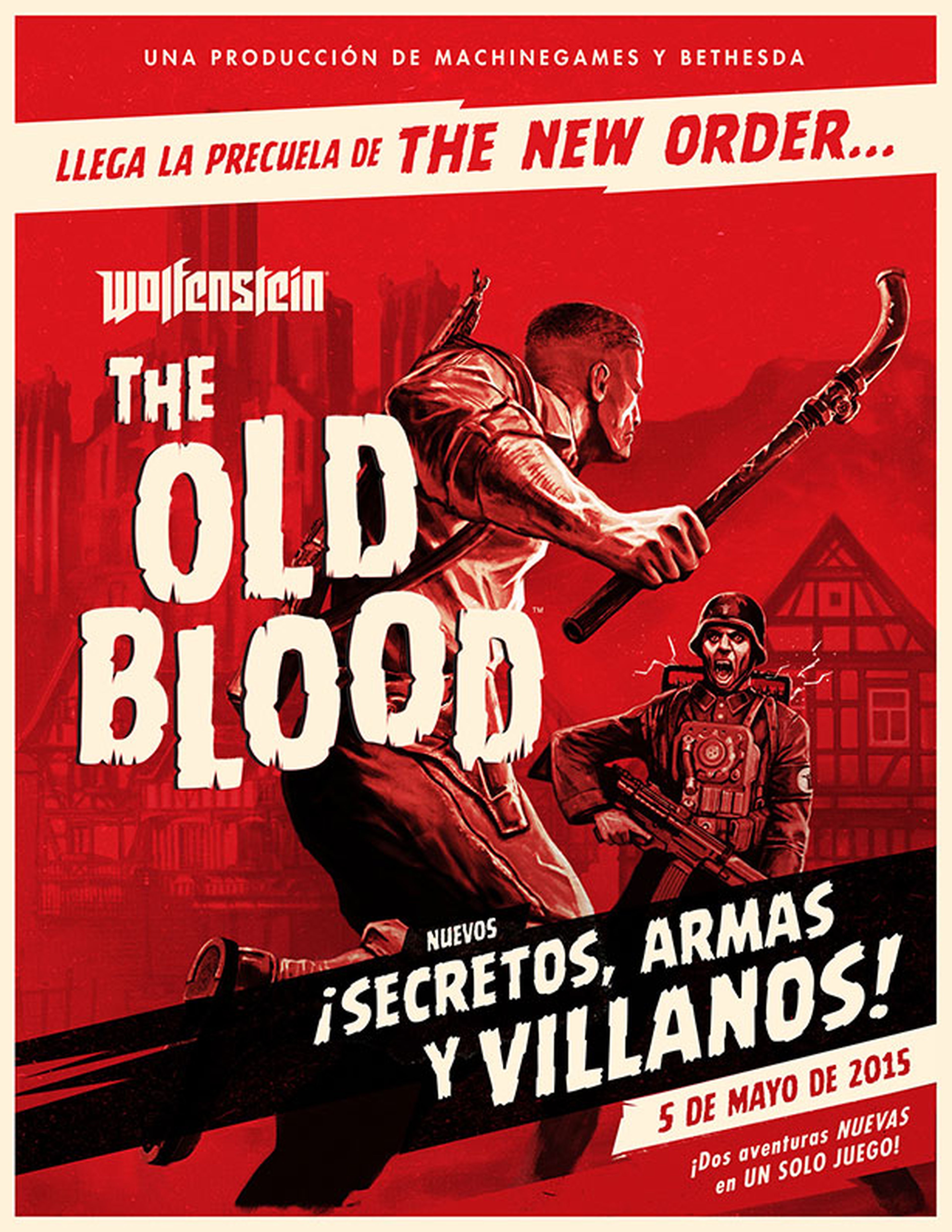 Wolfenstein The Old Blood, precuela de The New Order, anunciado