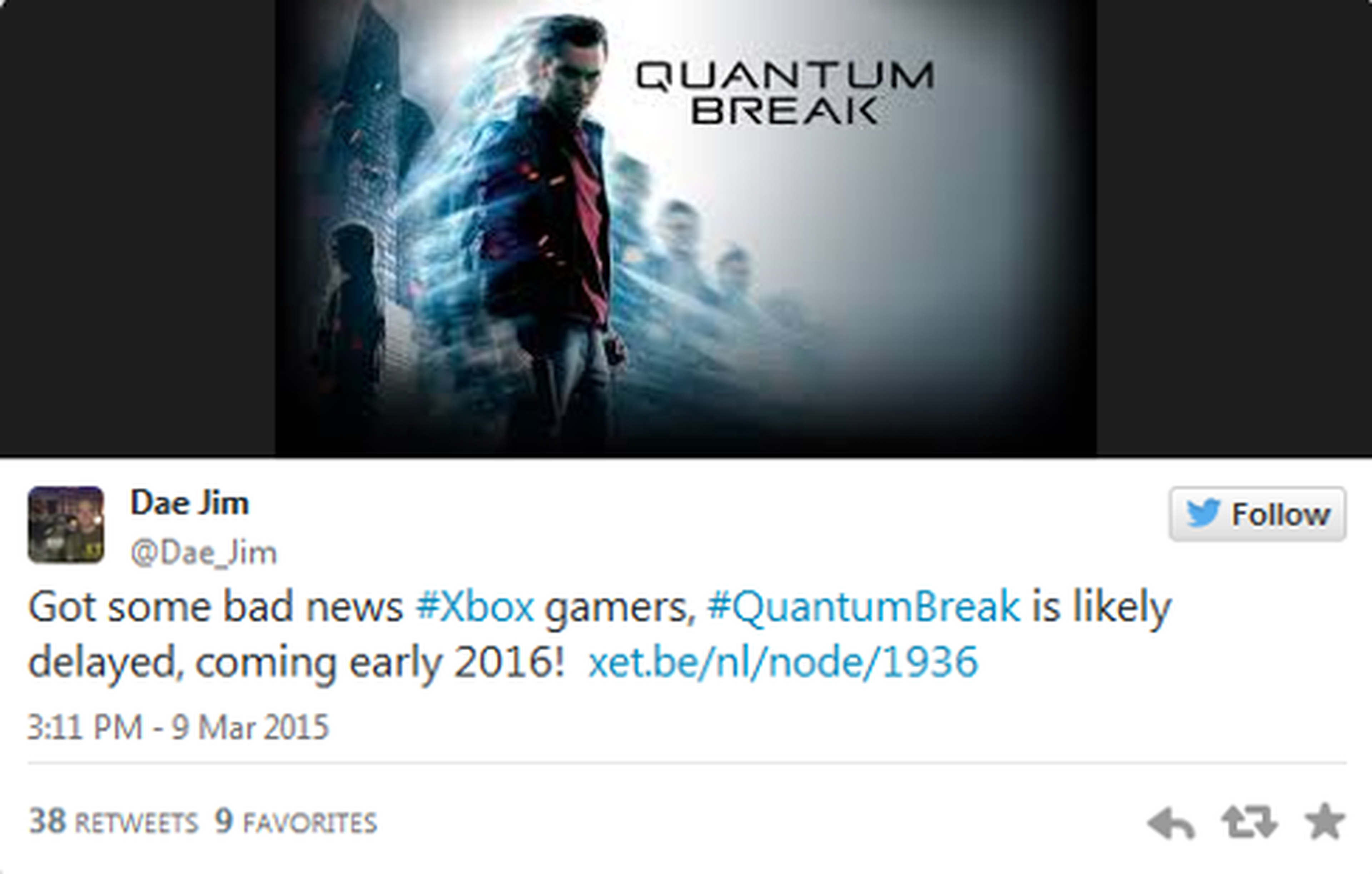 Quantum Break: Nada de retrasos por ahora