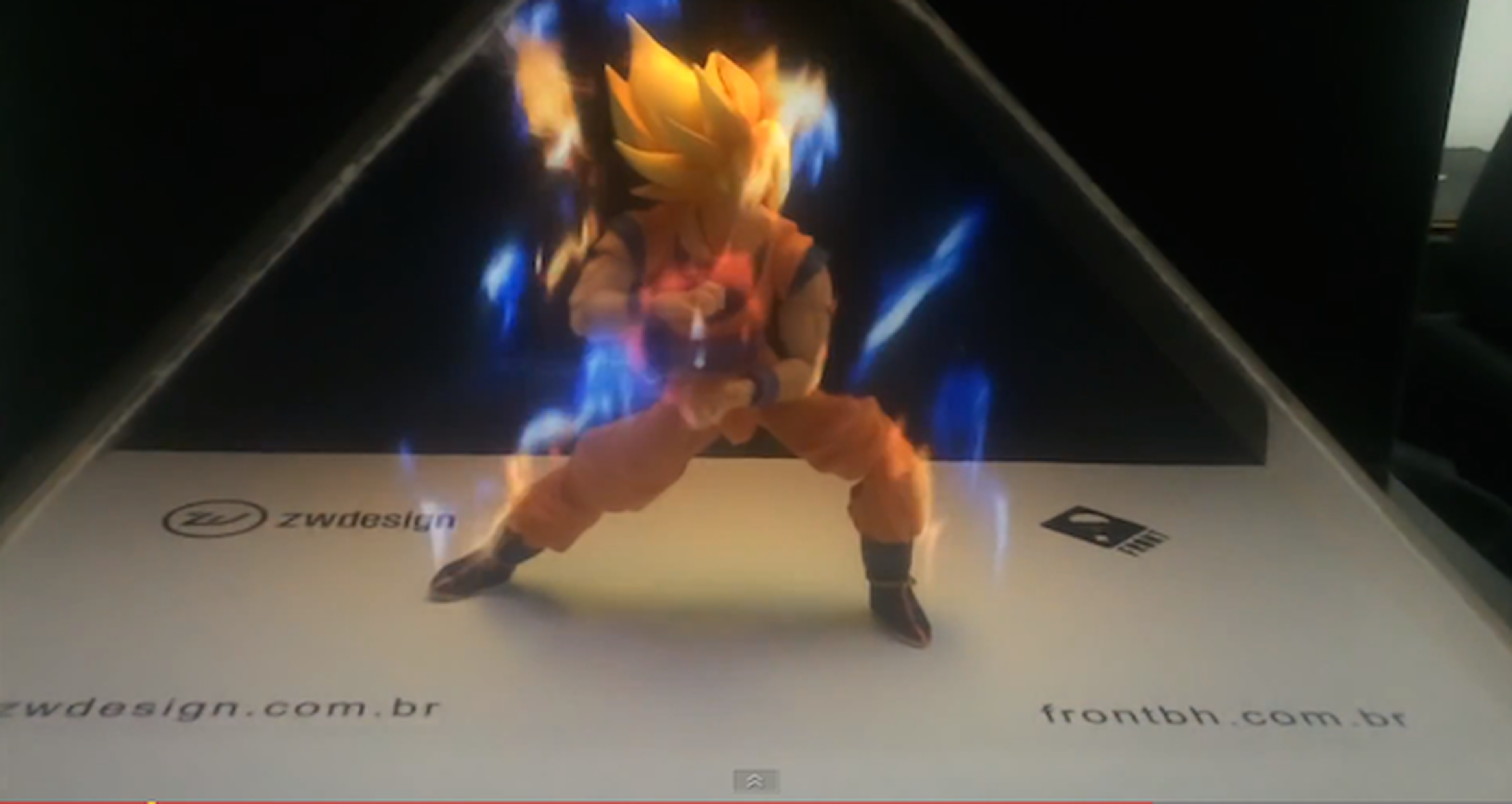 Dragon Ball crea su figura más impresionante con hologramas