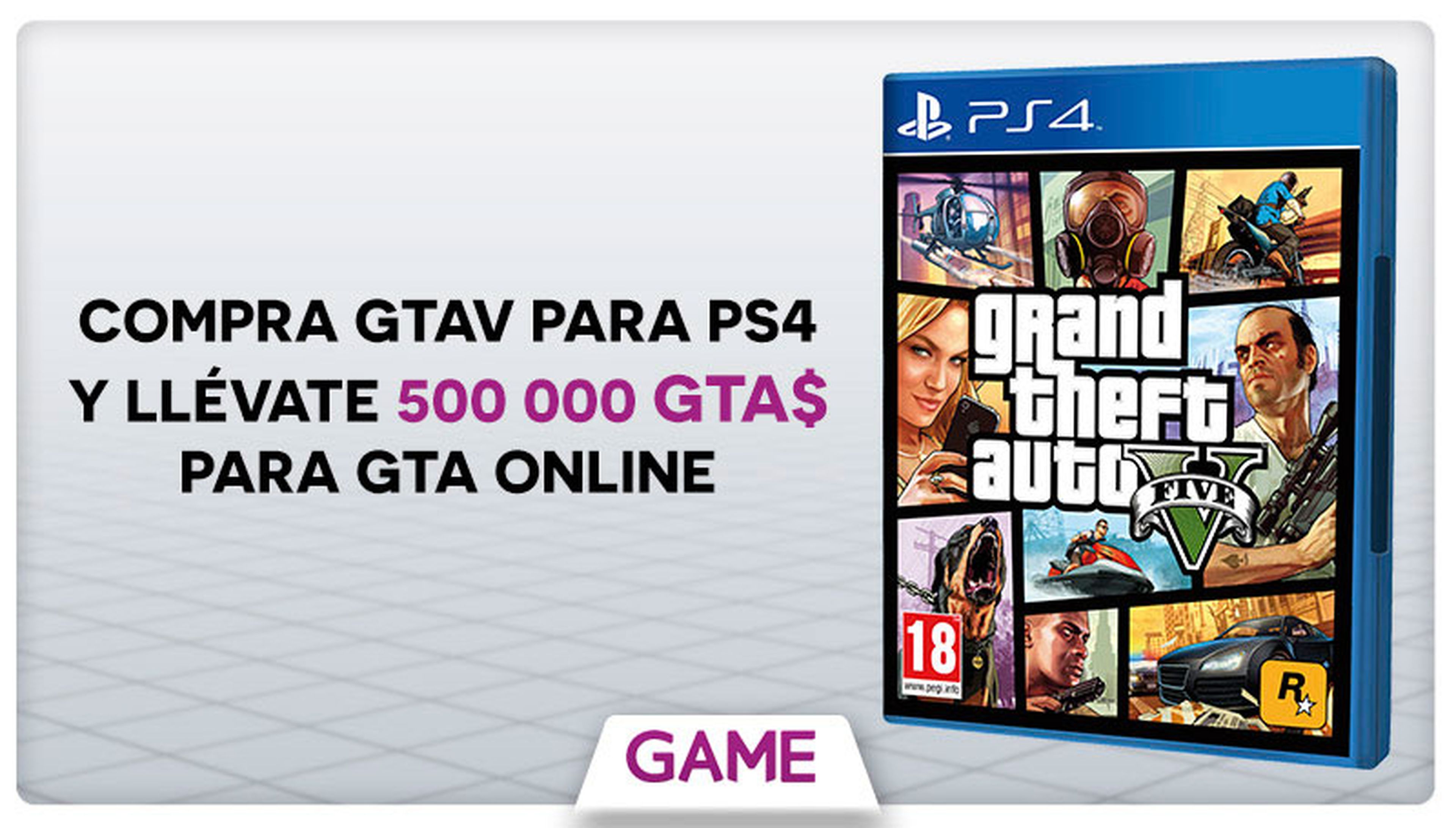 GTA V, dinero extra para GTA Online en PS4 y PC al comprar el título en GAME