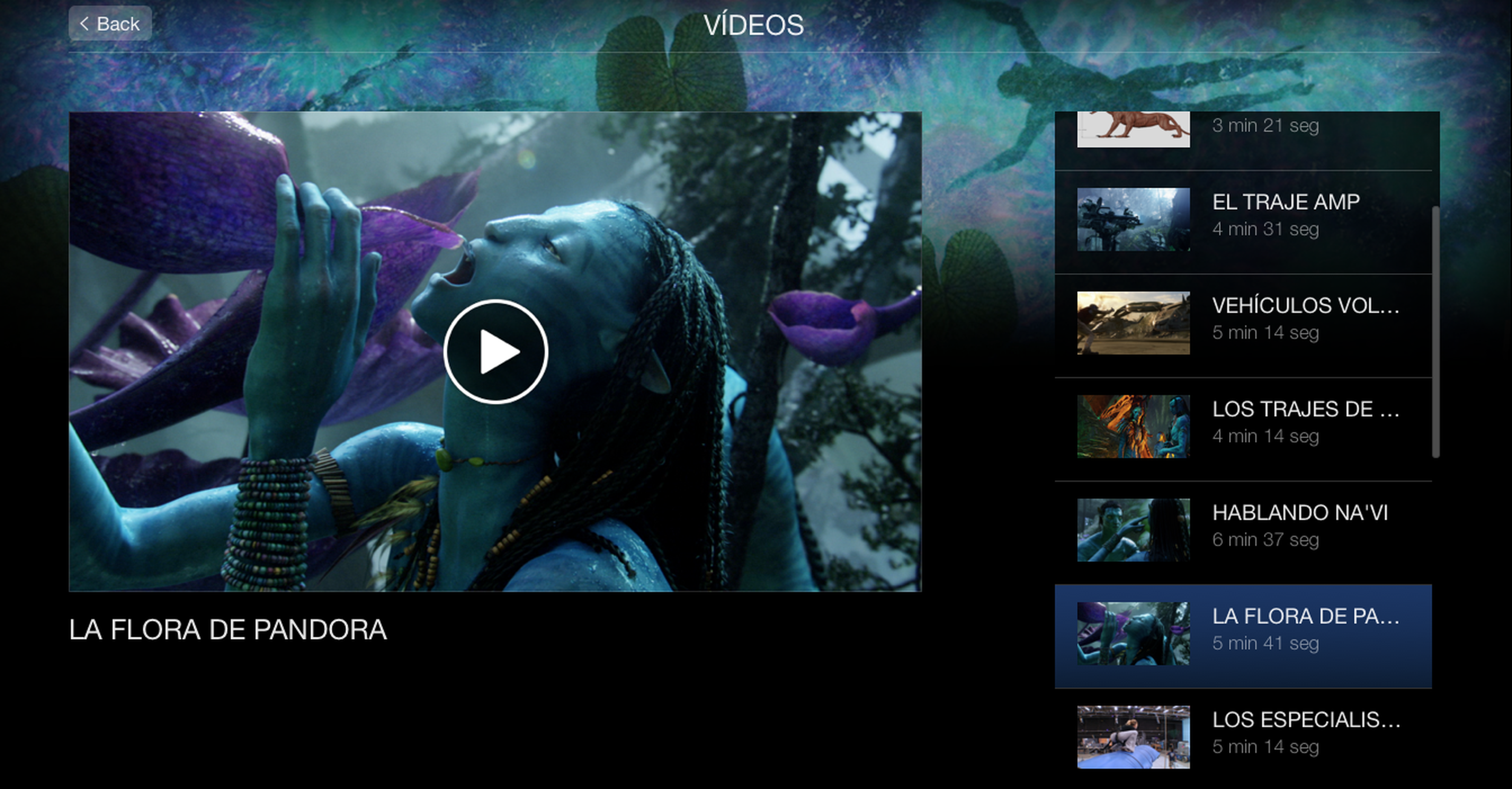 Avatar disponible en Digital HD para regresar a Pandora como nunca
