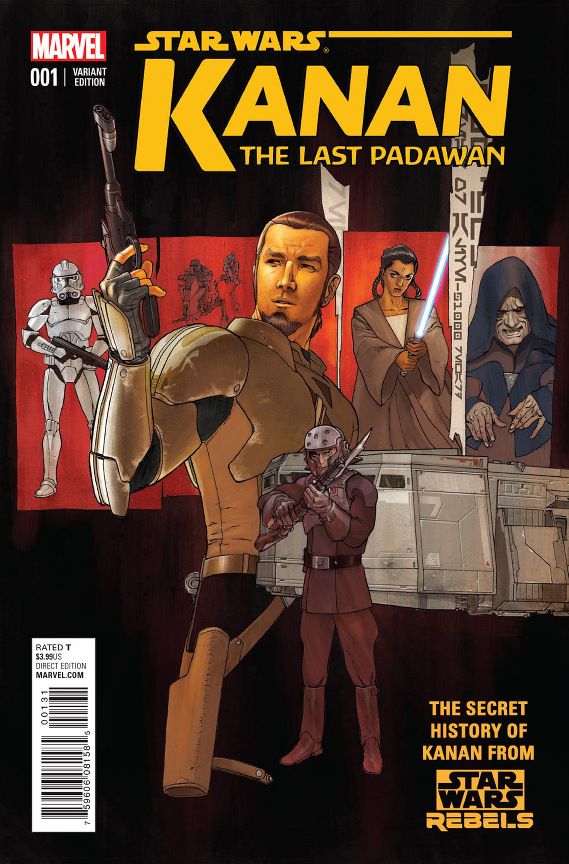 Star Wars - Kanan, The Last Padawan: Avance del cómic precuela de Rebels