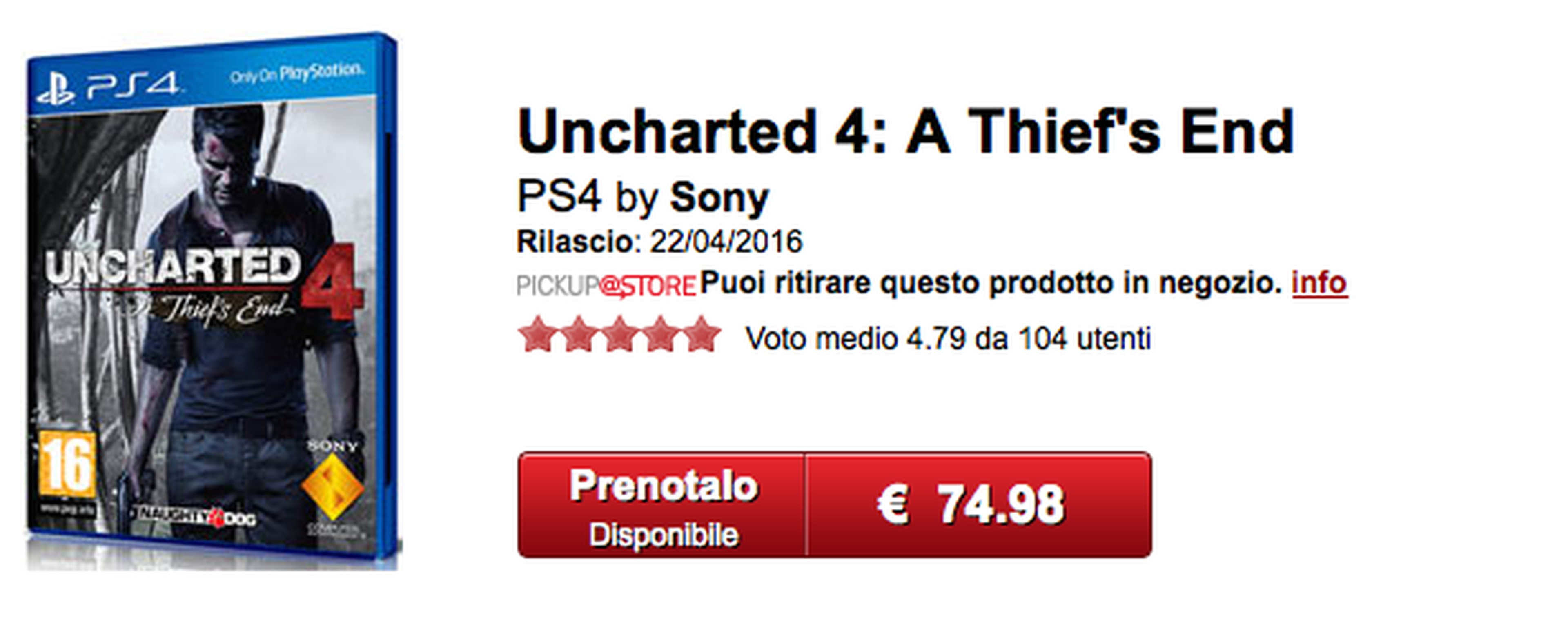 Uncharted 4 podría tener nueva fecha de lanzamiento
