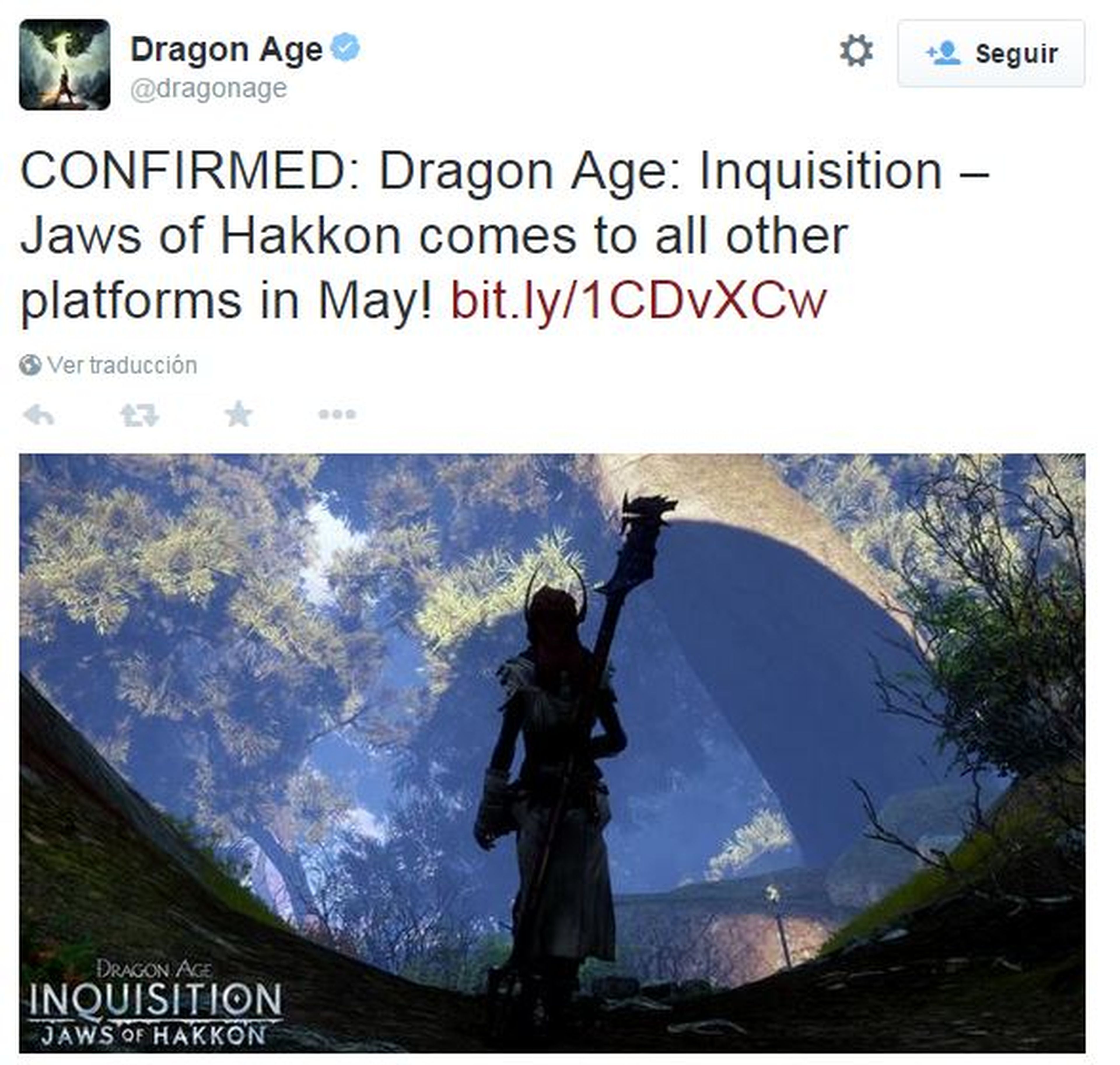 Dragon Age Inquisition: Fauces de Hakkon llegará en mayo al resto de plataformas