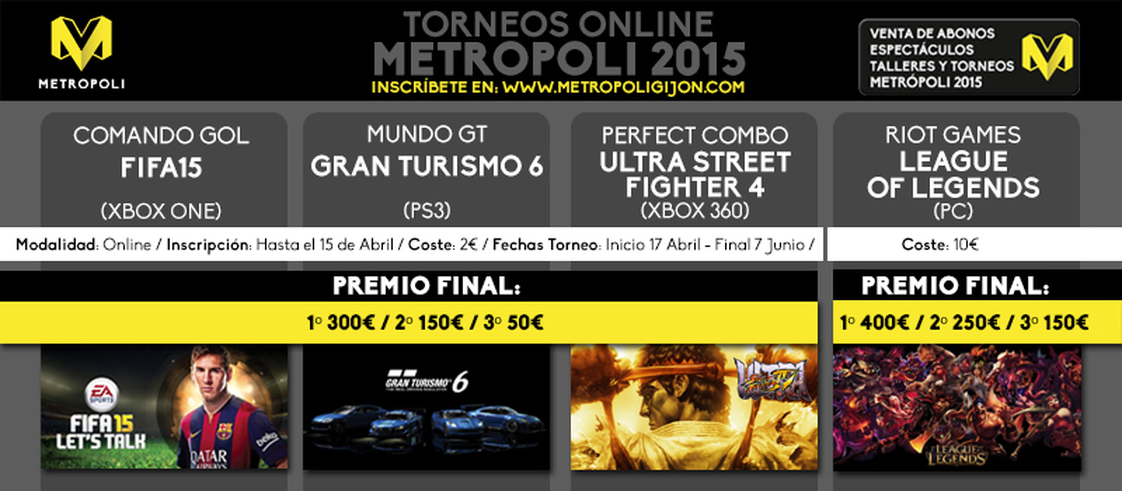 Torneo de juegos online en Metrópoli Gijón