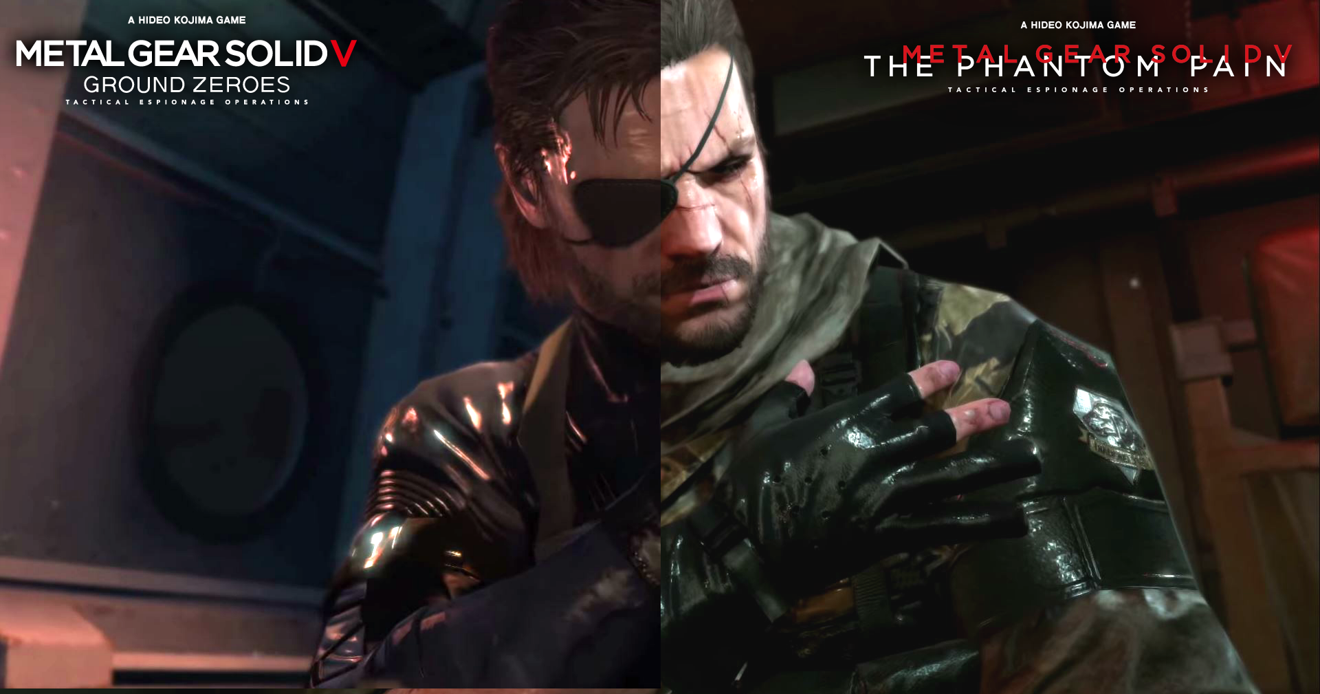 MGS 5 The Phantom Pain vs Ground Zeroes comparativa gráfica