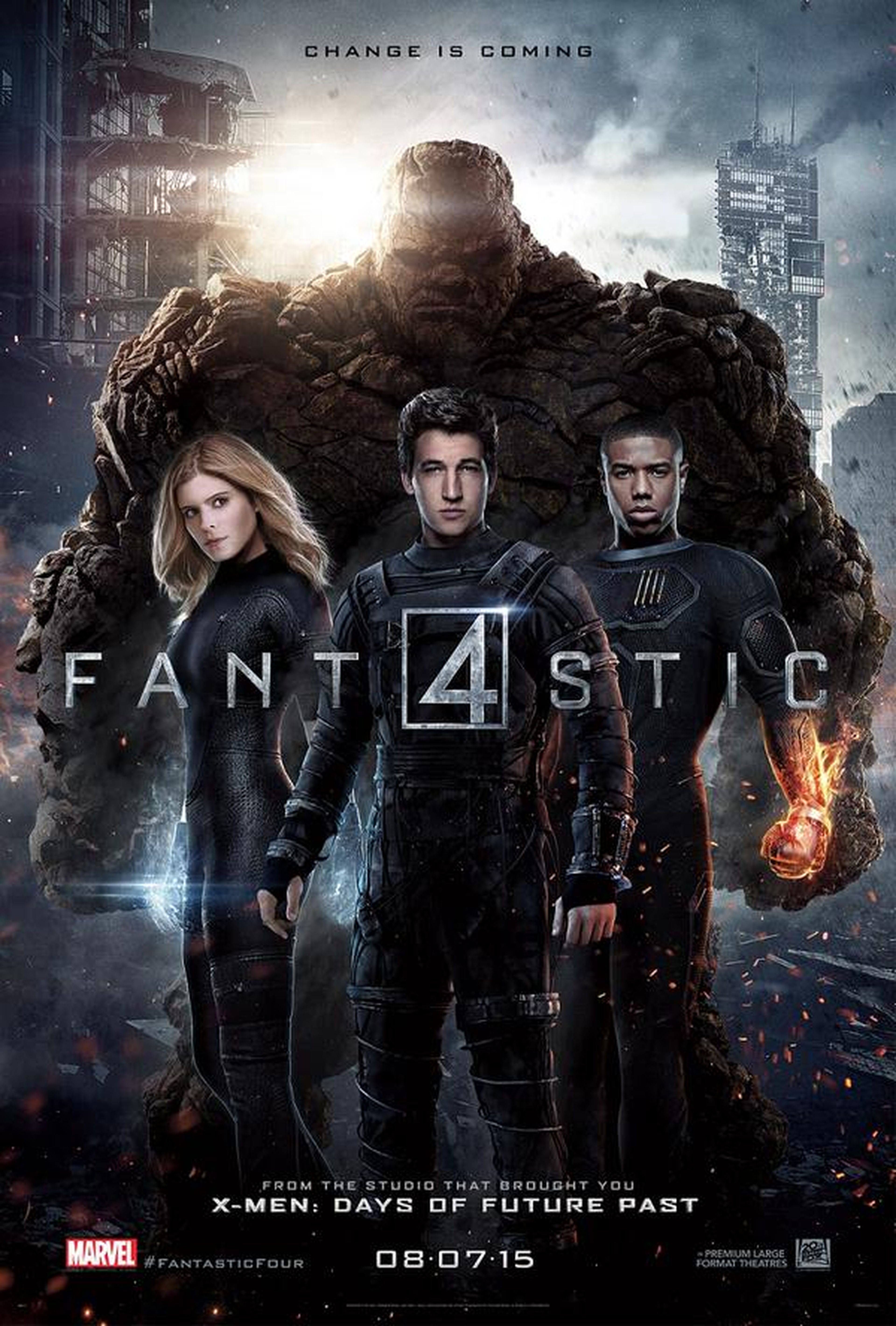 4 Fantásticos: Nuevo trailer extendido y póster del grupo