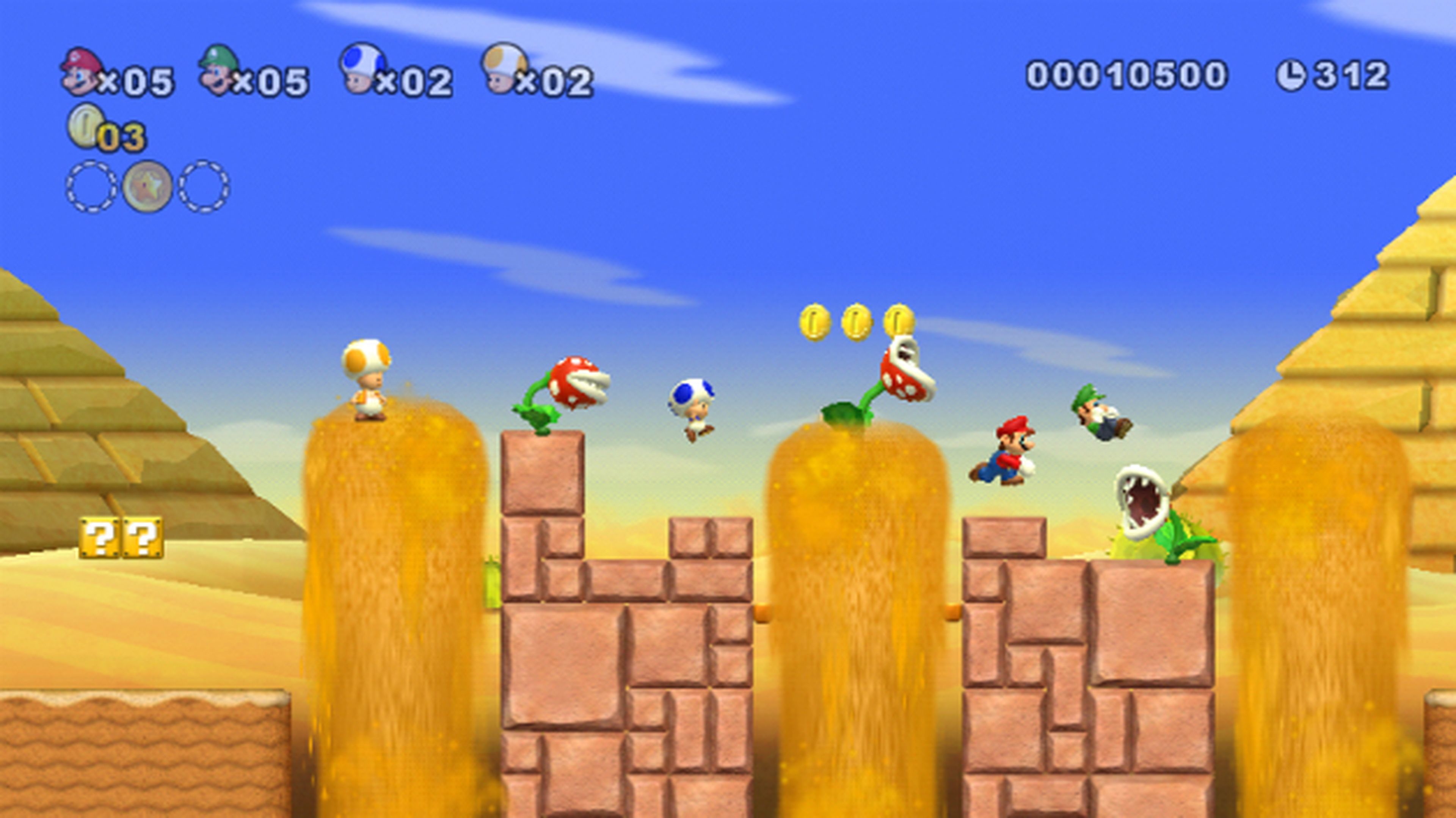 Nintendo Selects New Super Mario Bros.Wii, Juego 