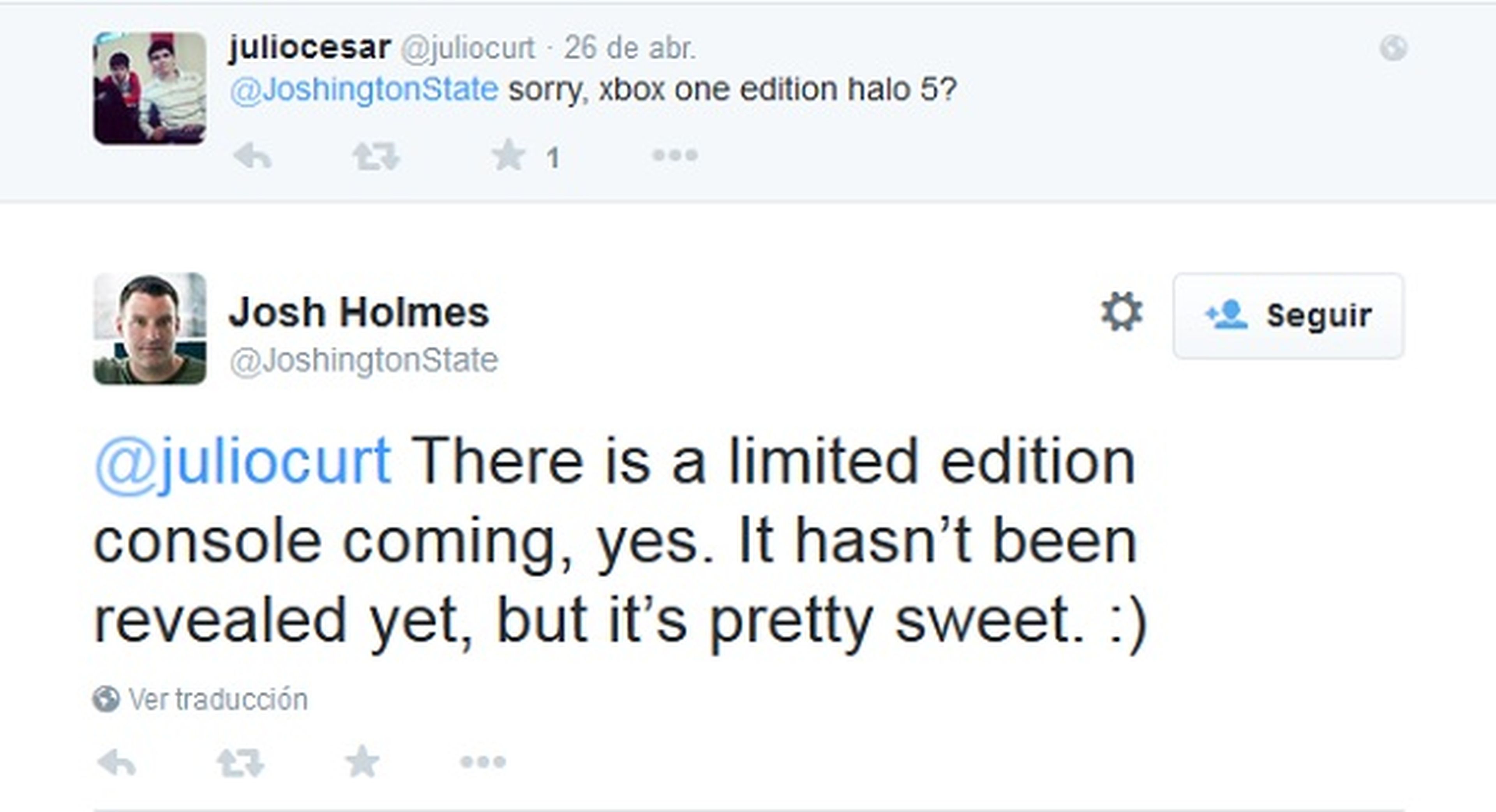 Xbox One tendrá una edición especial con Halo 5: Guardians