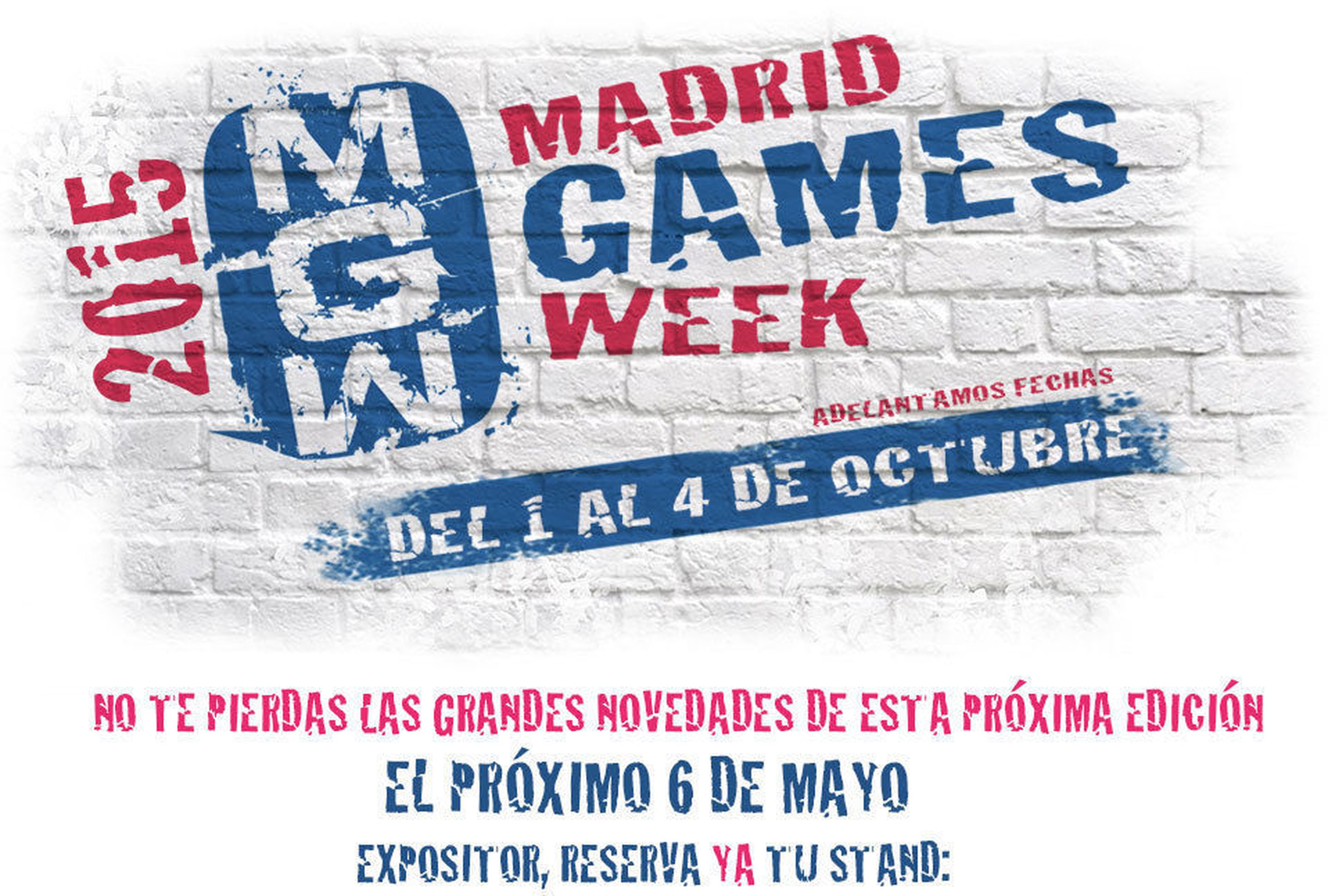 Madrid Games Week 2015, fecha oficial de la feria