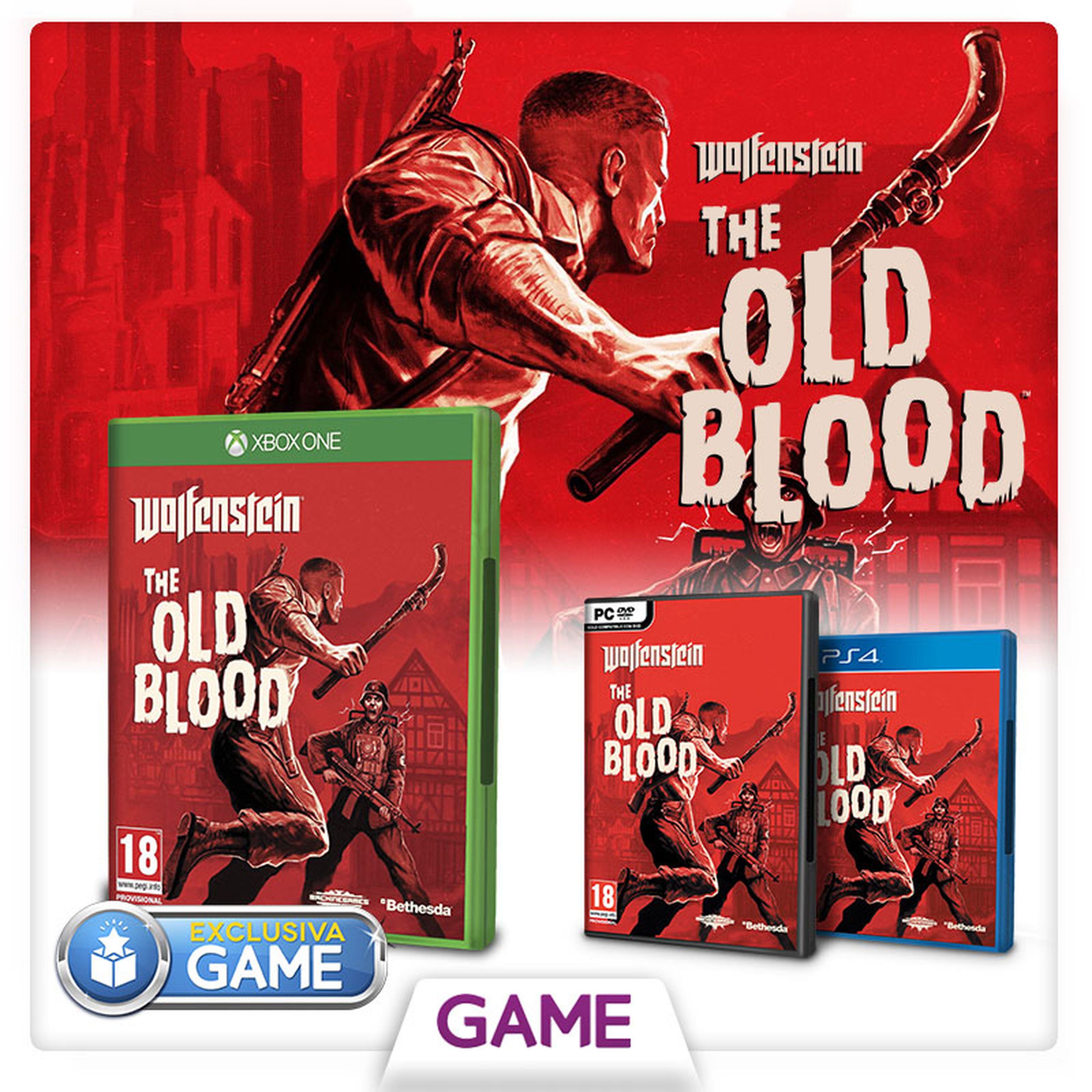 Wolfenstein The Old Blood, edición física para Xbox One sólo disponible en GAME