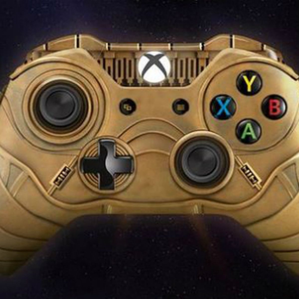  Xbox 360 Wireless Controller - Gold, C-3PO Edition : Videojuegos