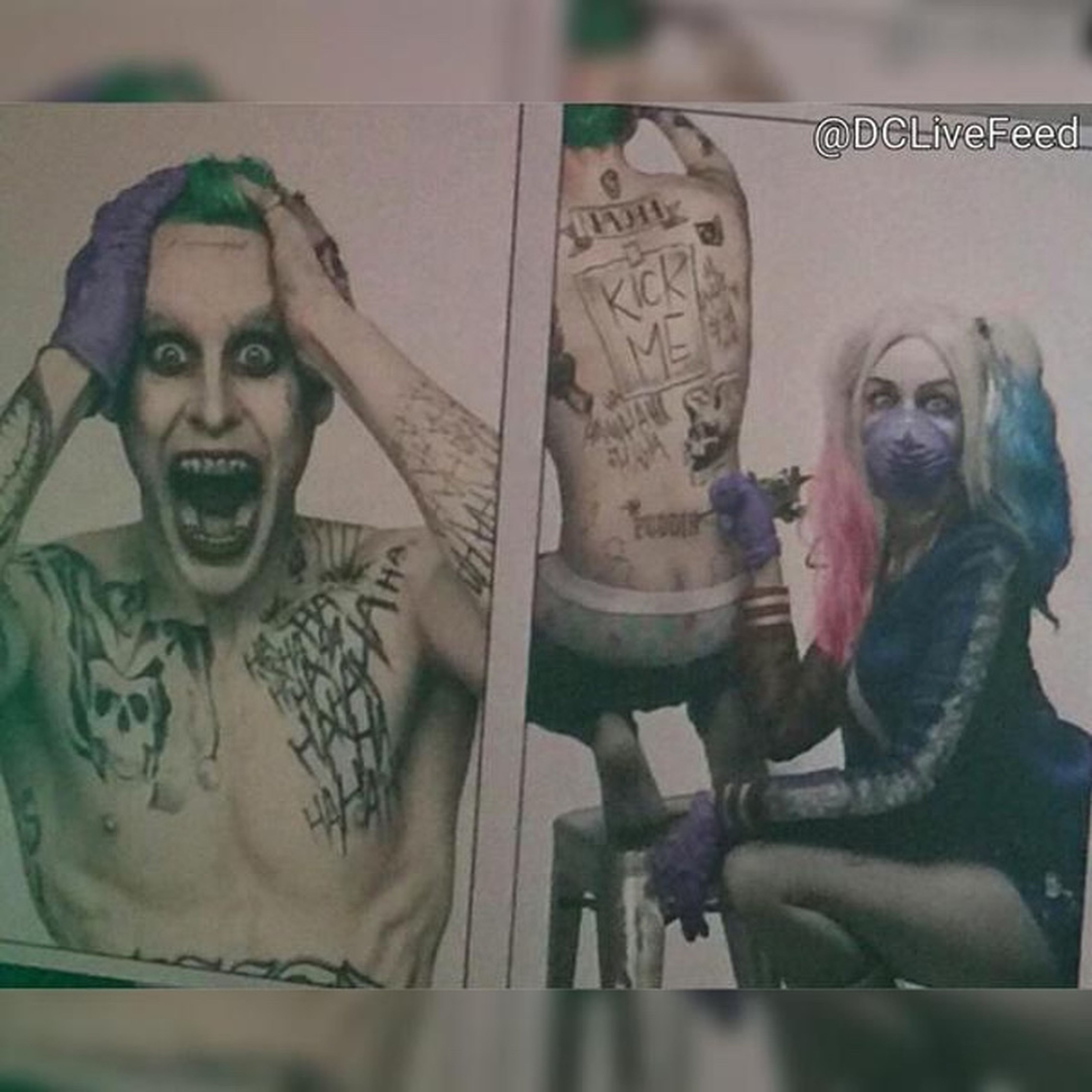 El Joker de Escuadrón Suicida muestra el secreto de sus tatuajes