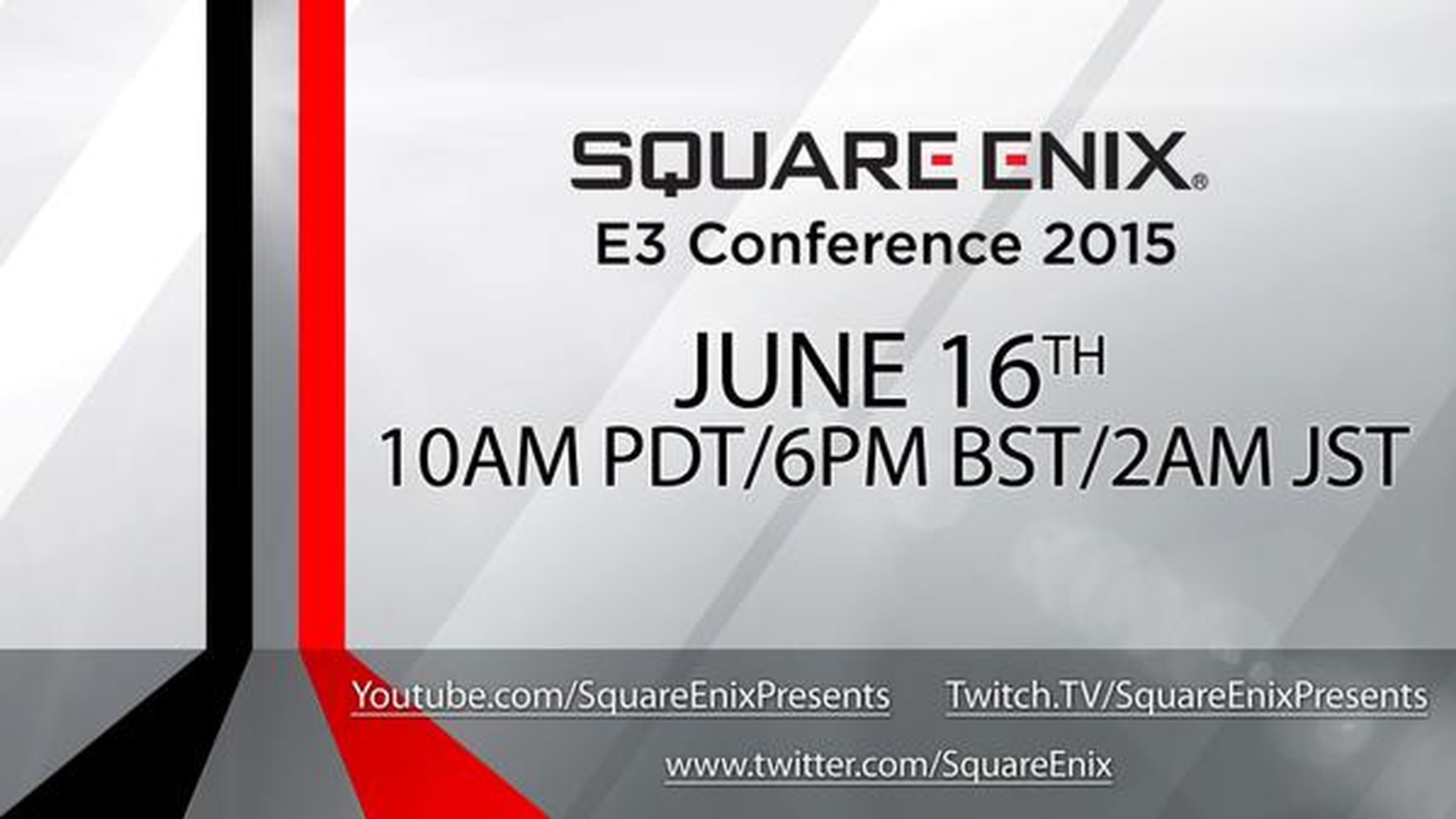 E3 2015: Square Enix retrasa su conferencia una hora