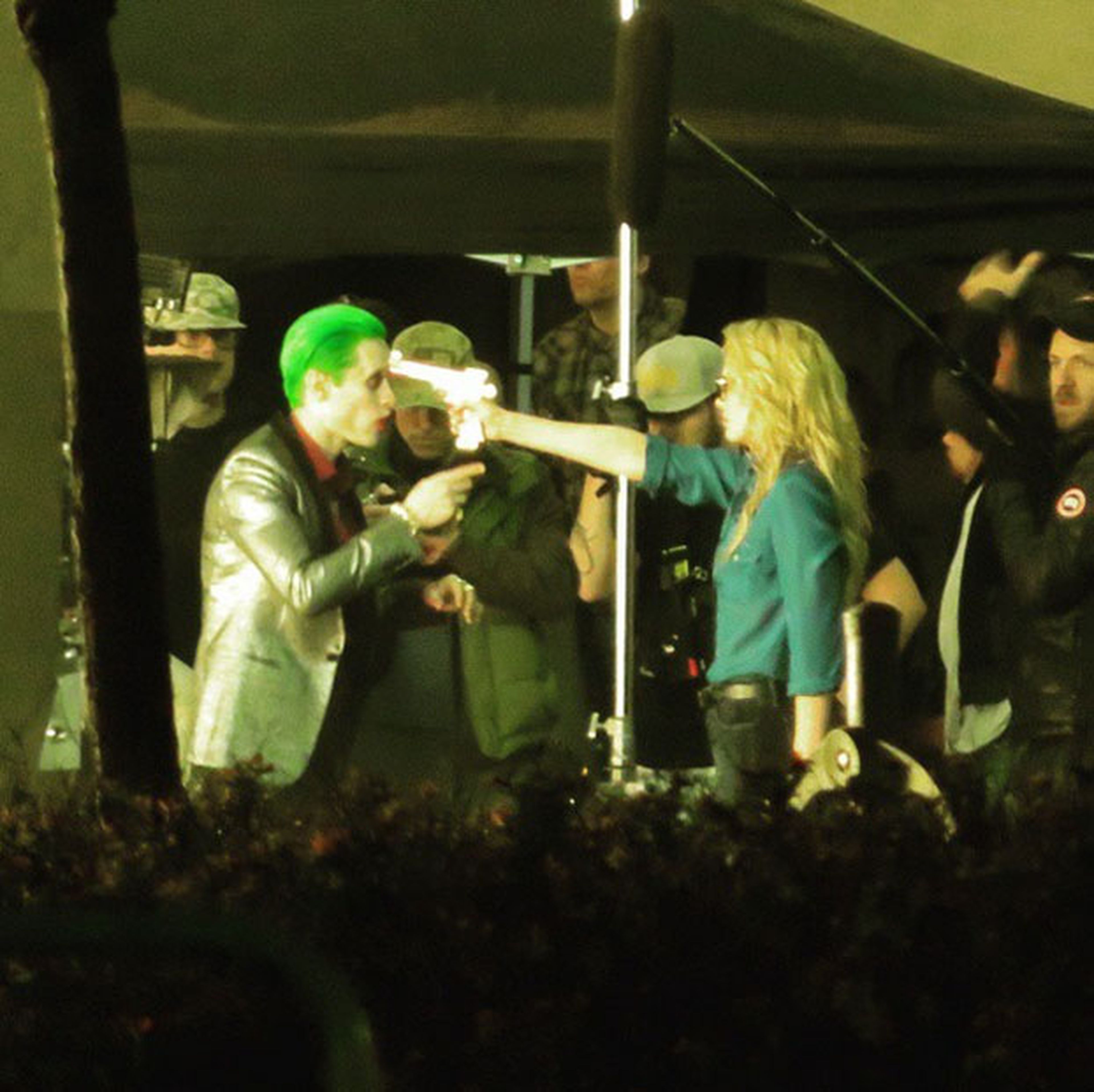 Escuadrón Suicida: Los Joker de Jared Leto y Harley Quinn de Margott Robbie en detalle en nuevas fotos filtradas