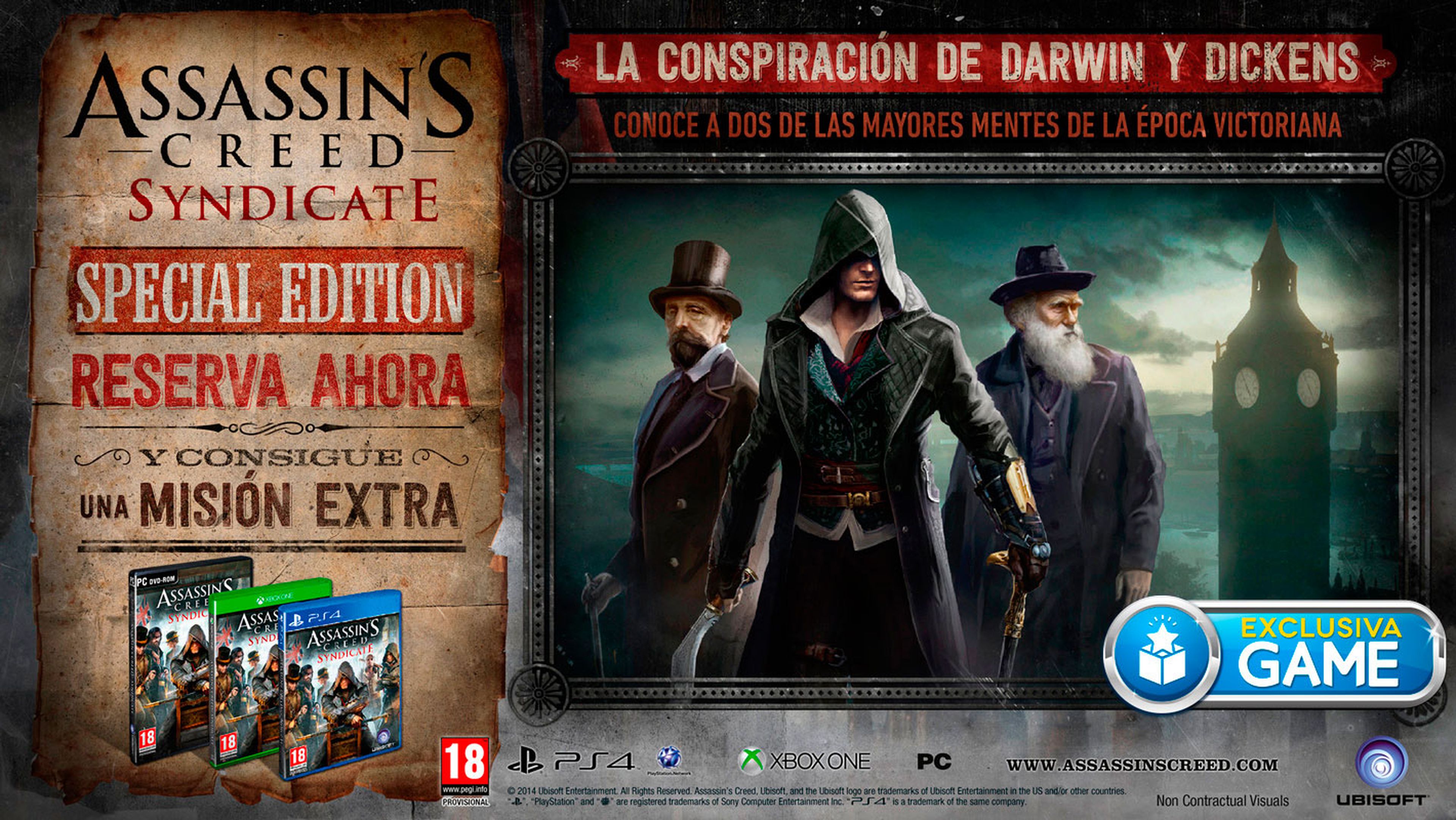 Assassin's Creed Syndicate, ediciones especiales sólo en GAME