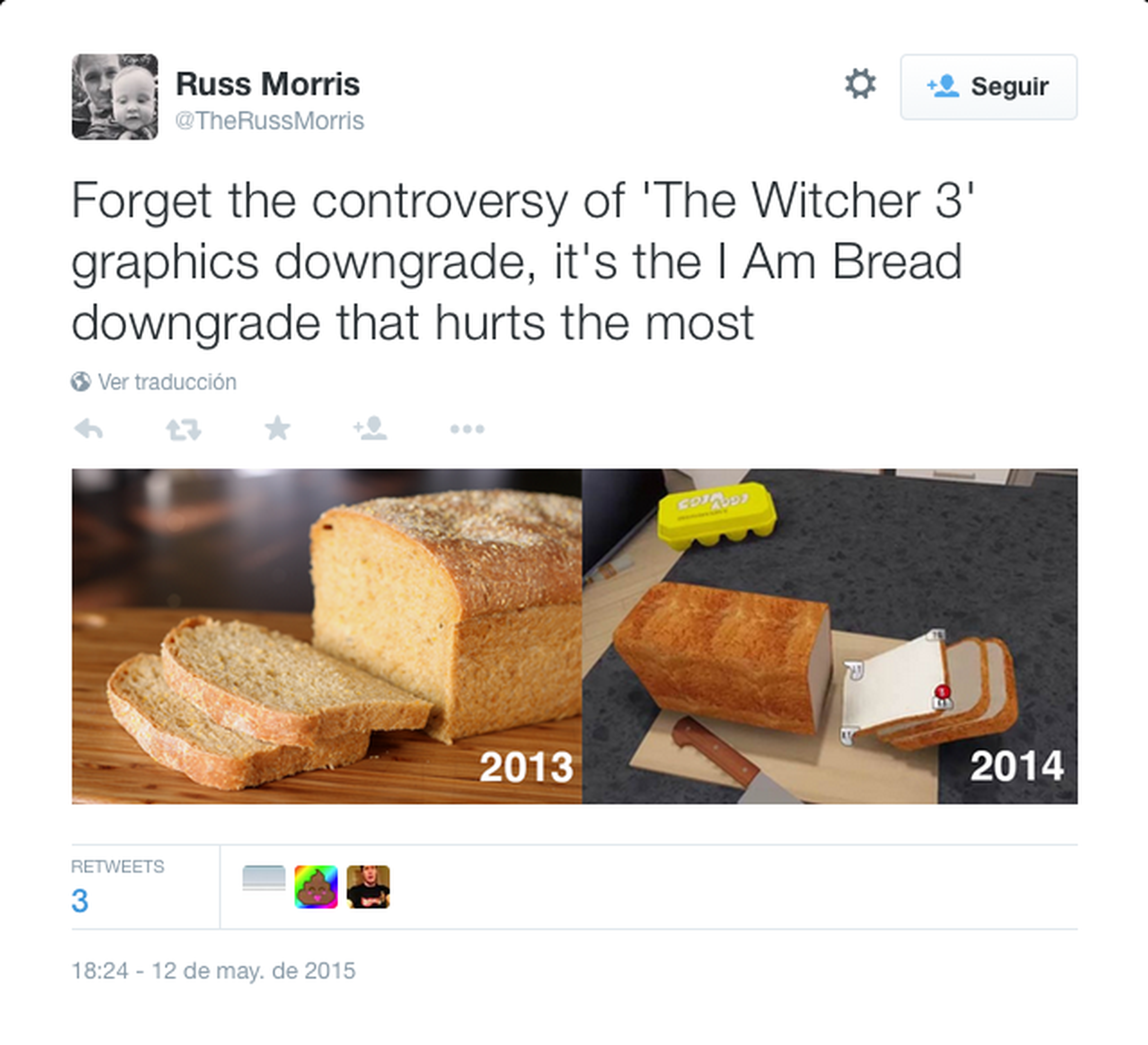 The Witcher 3 Wild Hunt: los memes del downgrade