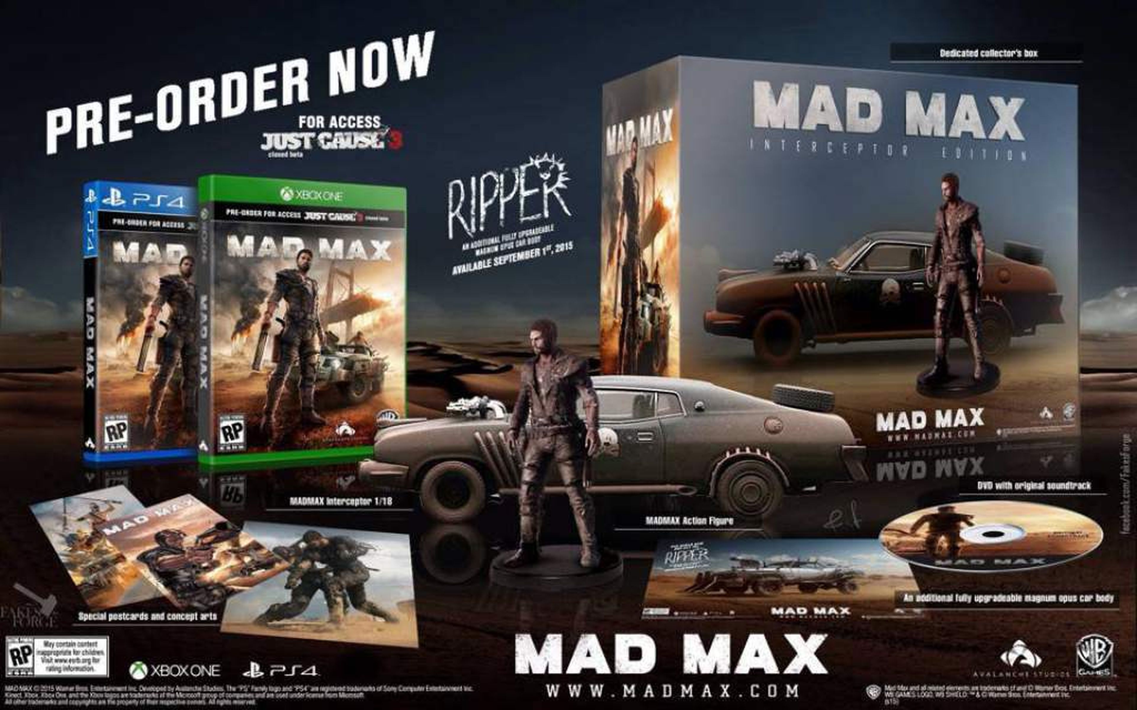 Mad Max: edición coleccionista desmentida