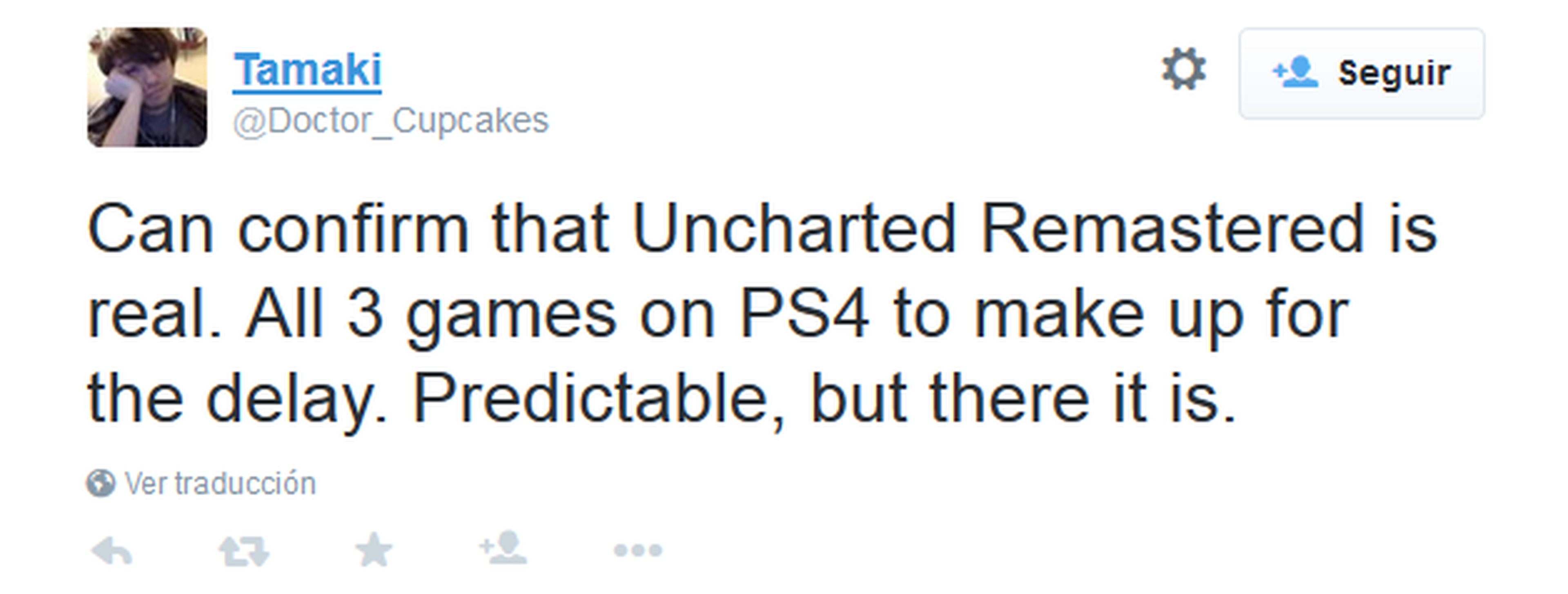 Trilogía Uncharted para PS4 podría haberse confirmado
