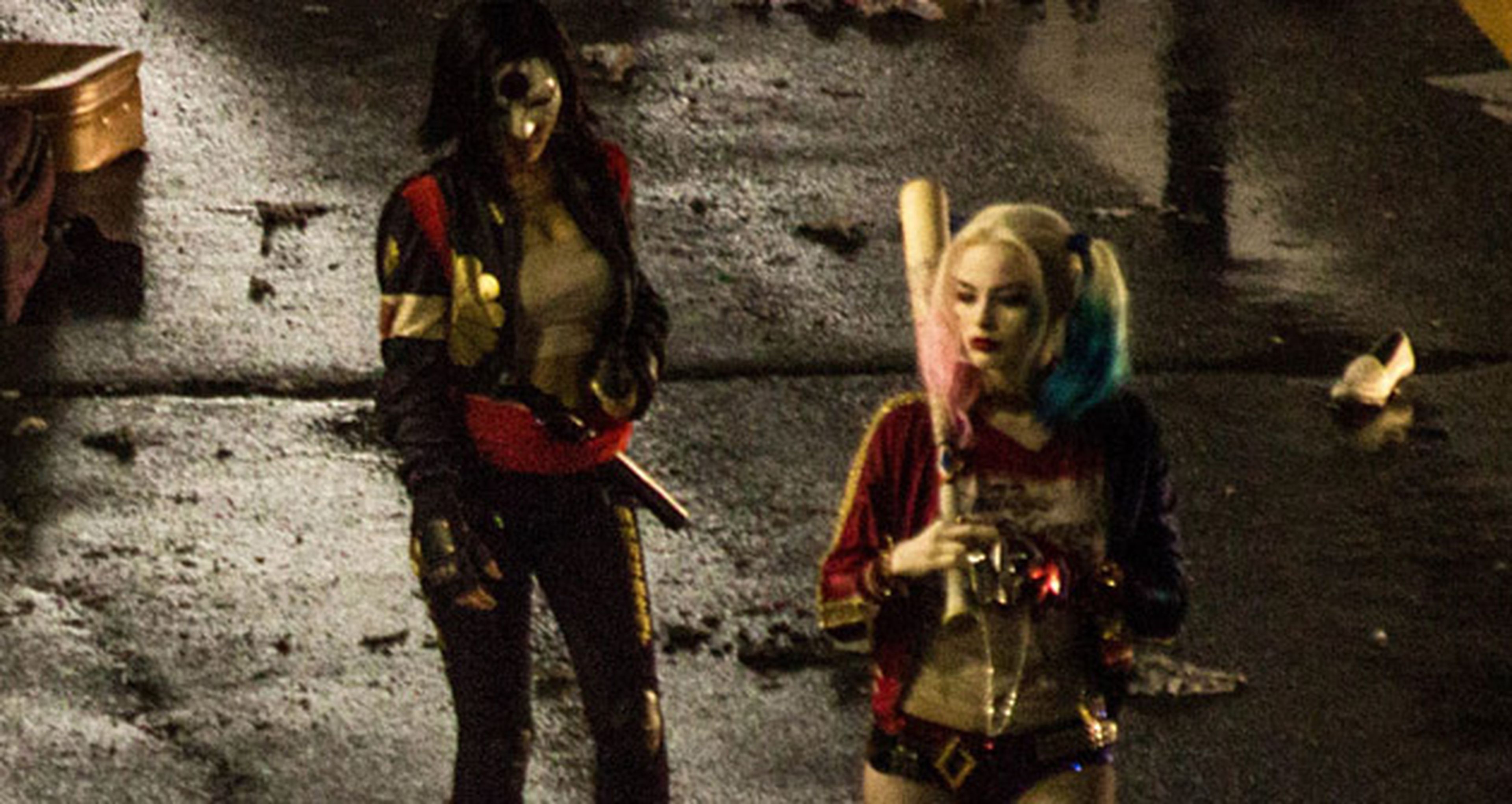 Escuadrón Suicida: Harley Quinn y Katana en el set de rodaje