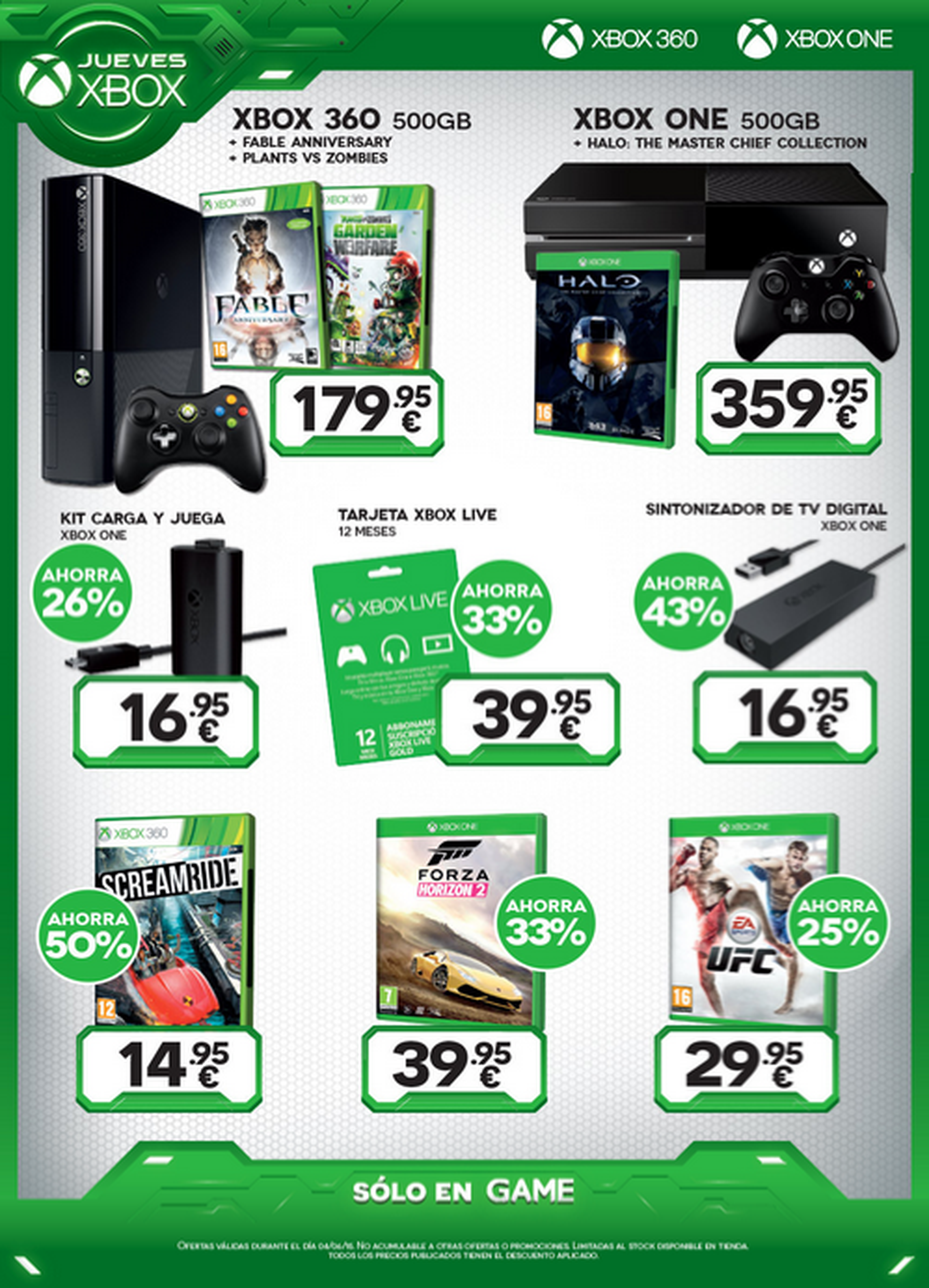 Jueves Xbox en GAME: Decimocuarta semana de ofertas