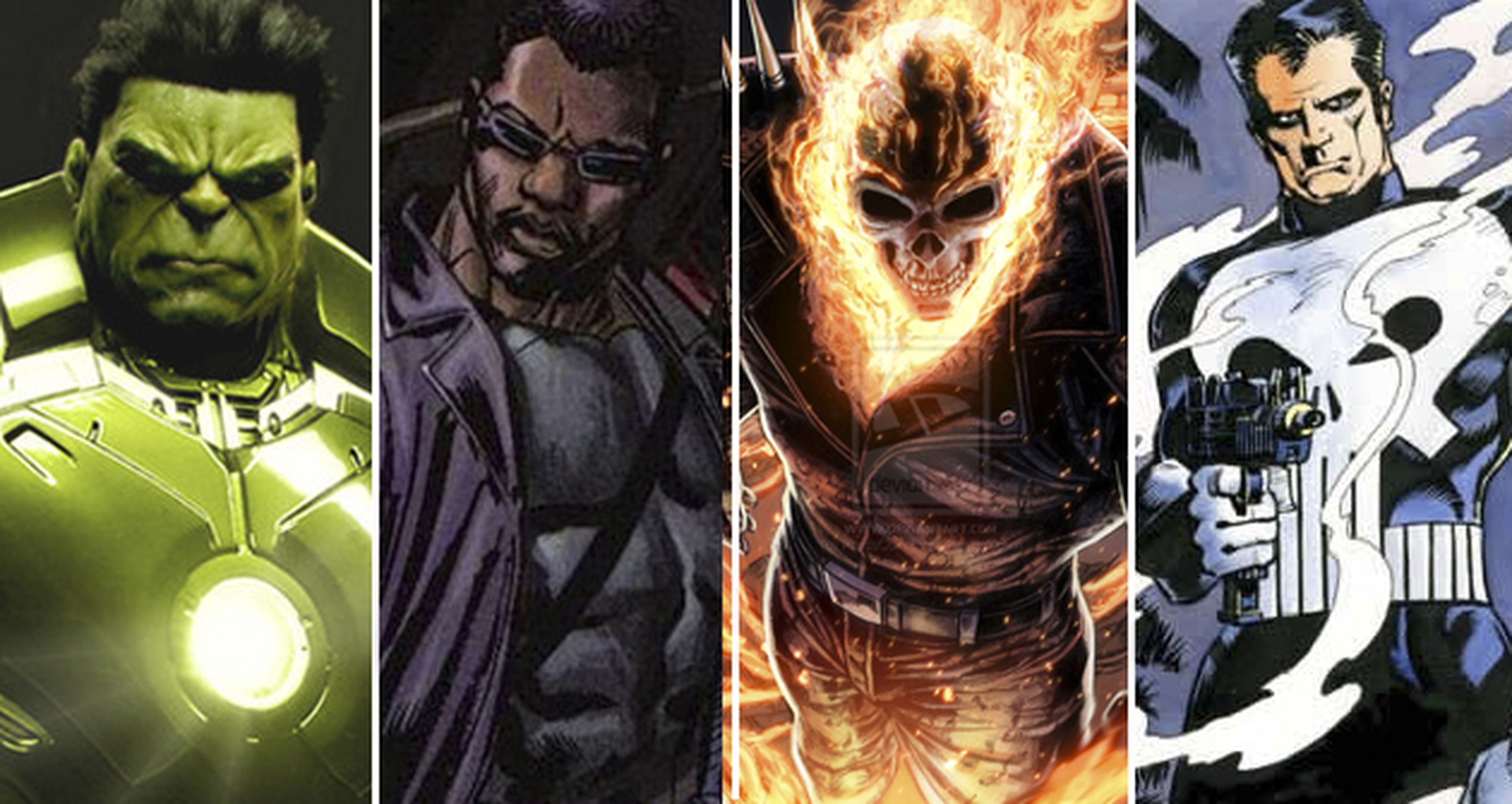 Hulk, Punisher, Blade y Motorista Fantasma podrían saltar a la televisión en series propias