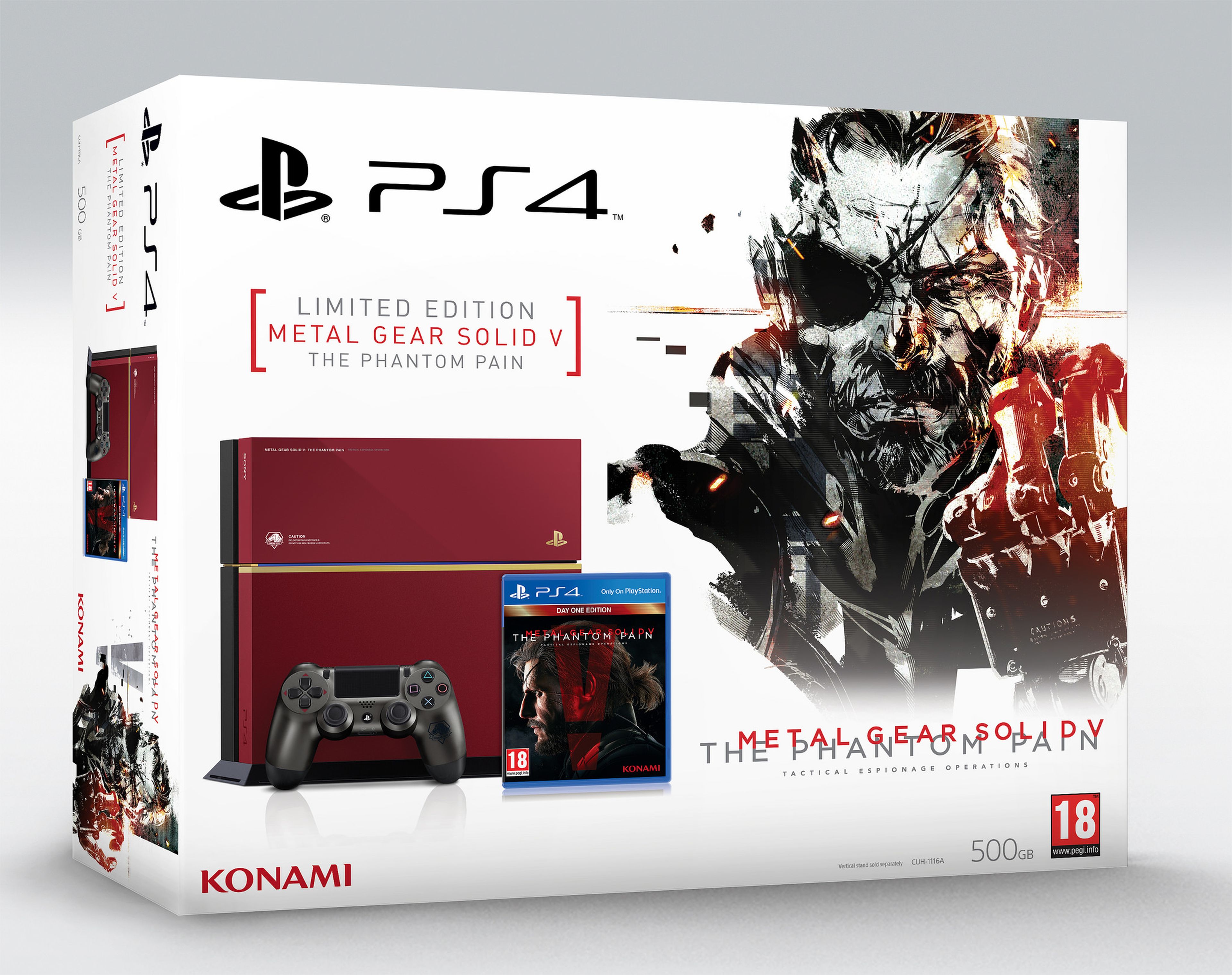 PS4 Edición Limitada Metal Gear Solid V The Phantom Pain llegará a Europa