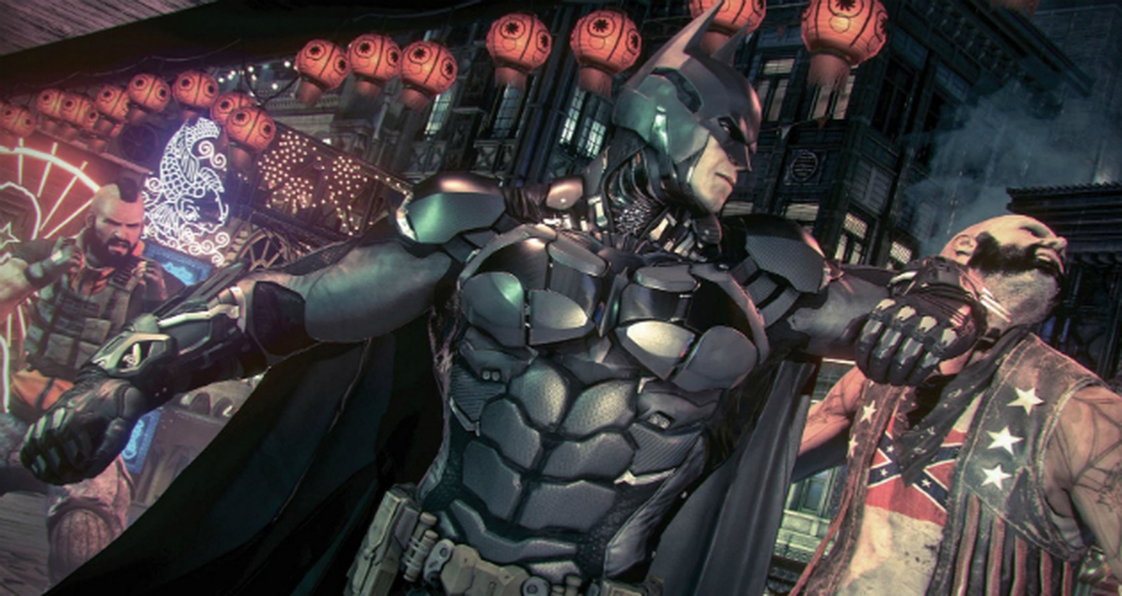 Новый batman arkham. Batman: Arkham Knight. Боёвка Бэтмен Аркхем. Batman Arkham Knight Flashpoint. Бэтмен нападение на Аркхэм.