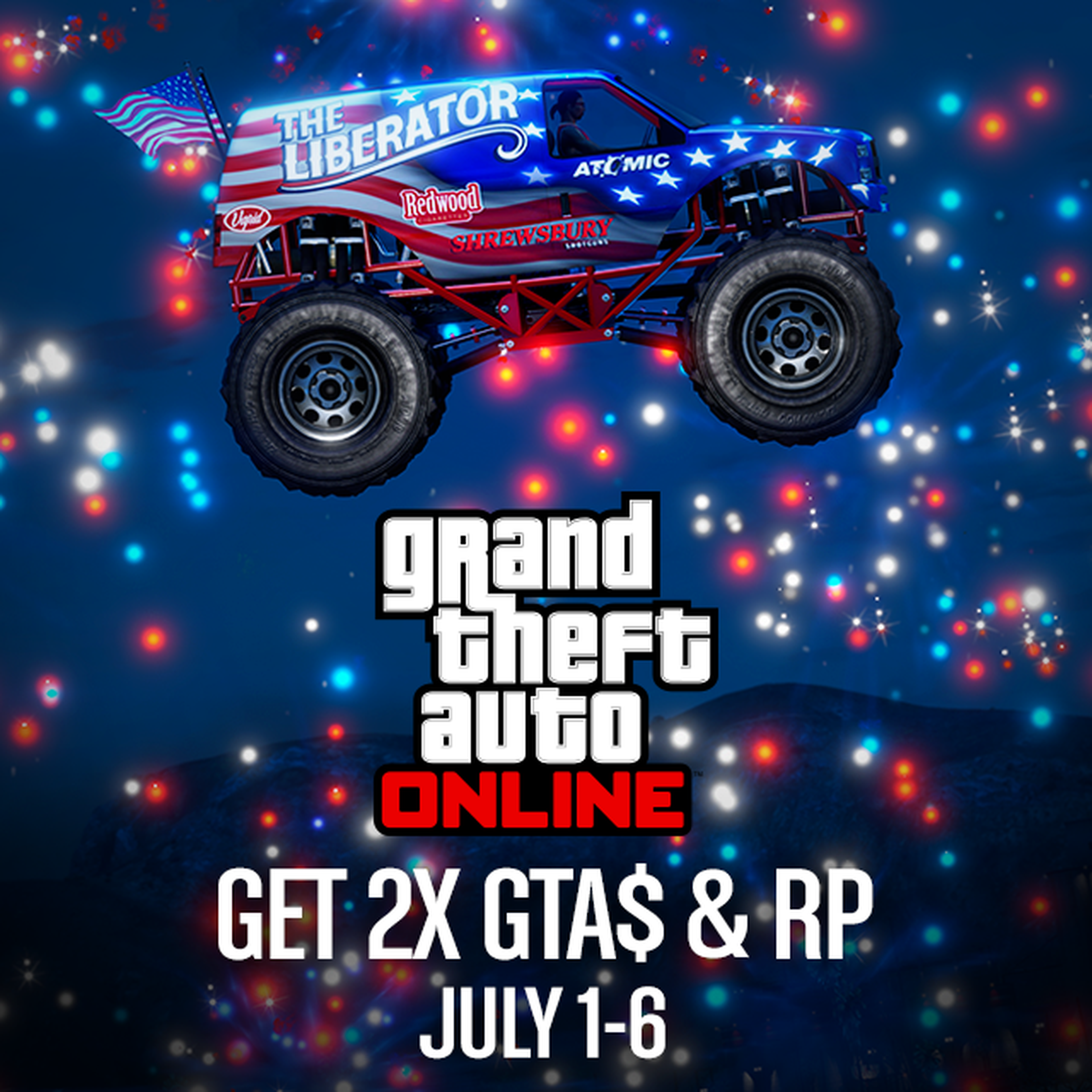 GTA Online, doble RP y GTA$ para celebrar el 4 de julio