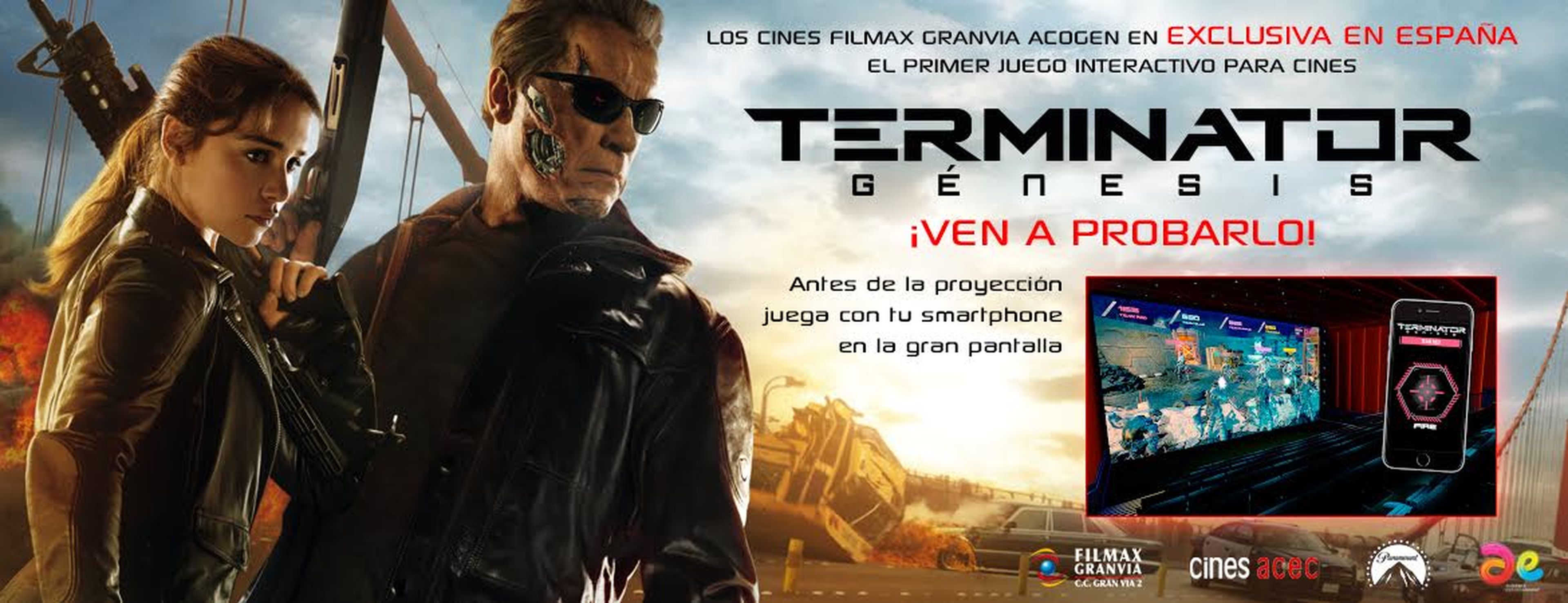 Terminator Génesis: Conoce el juego interactivo y gana entradas para Cine Filmax Granvia