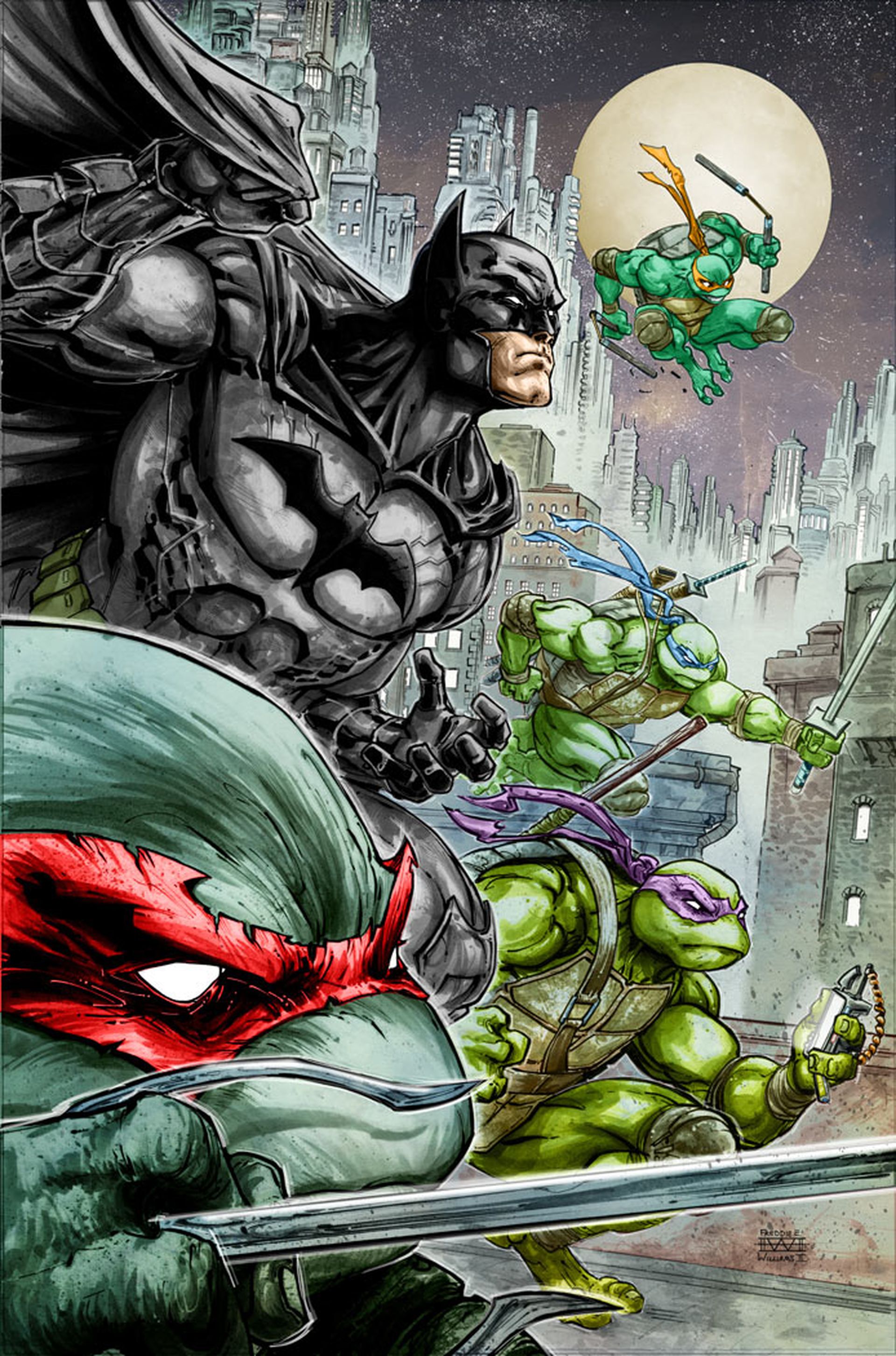 San Diego Comic-Con: Batman y las Tortugas Ninja tendrán un cómic crossover