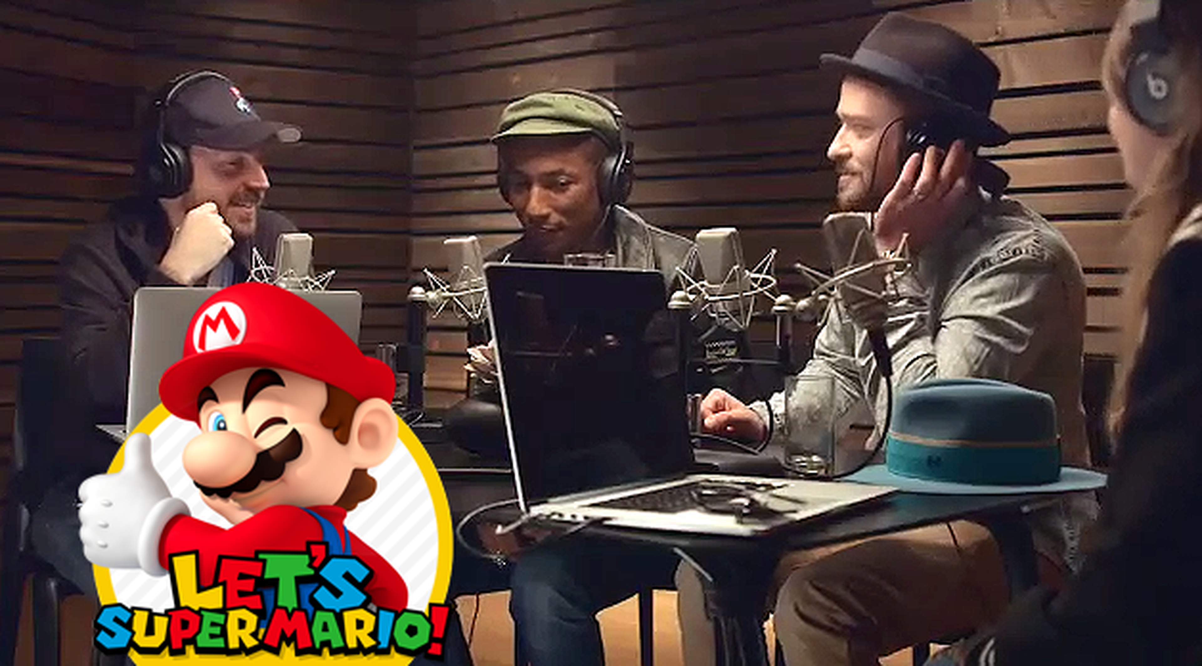 Pharrell Williams, Cara DeLevingne y Justin Timberlake felicitan a Super Mario Bros
