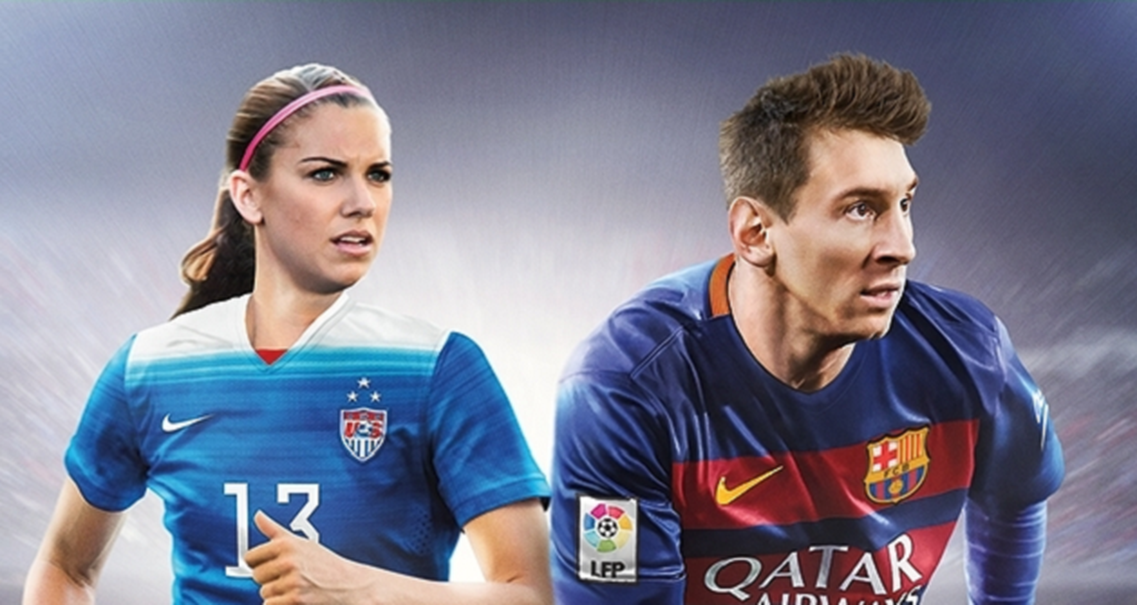 FIFA 16, jugadoras femeninas junto a Messi en la portada