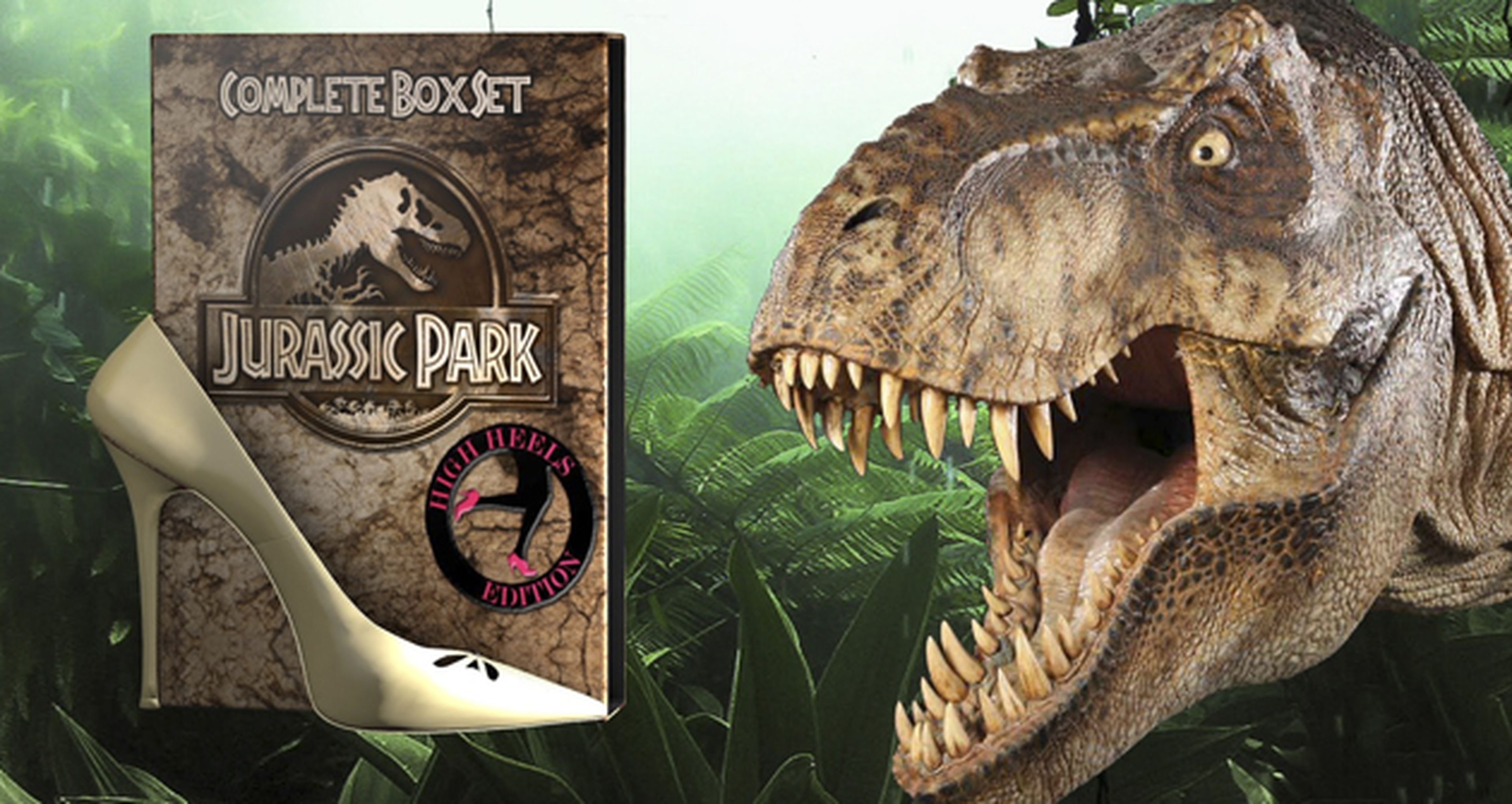 Parque Jurásico: parodia con los dinosaurios sobre tacones altos