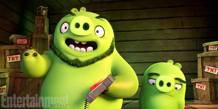 Angry Birds, la película, presenta a sus cerditos verdes