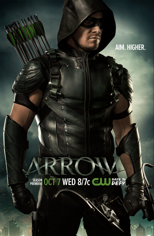 Arrow: carteles con Oliver Queen y John Diggle... ¡clavado a Magneto!