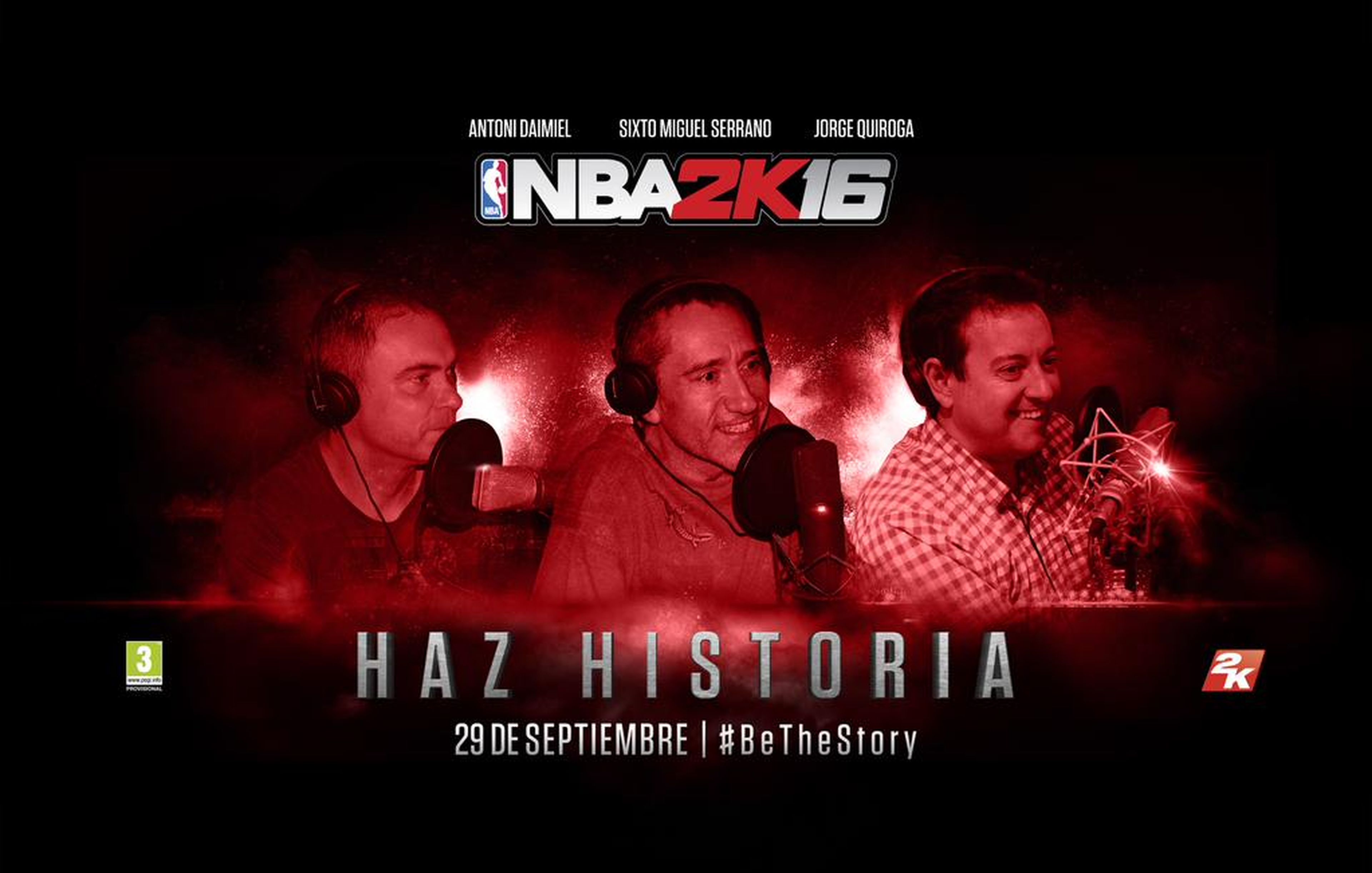 NBA 2K16 contará un año más con comentarios en castellano