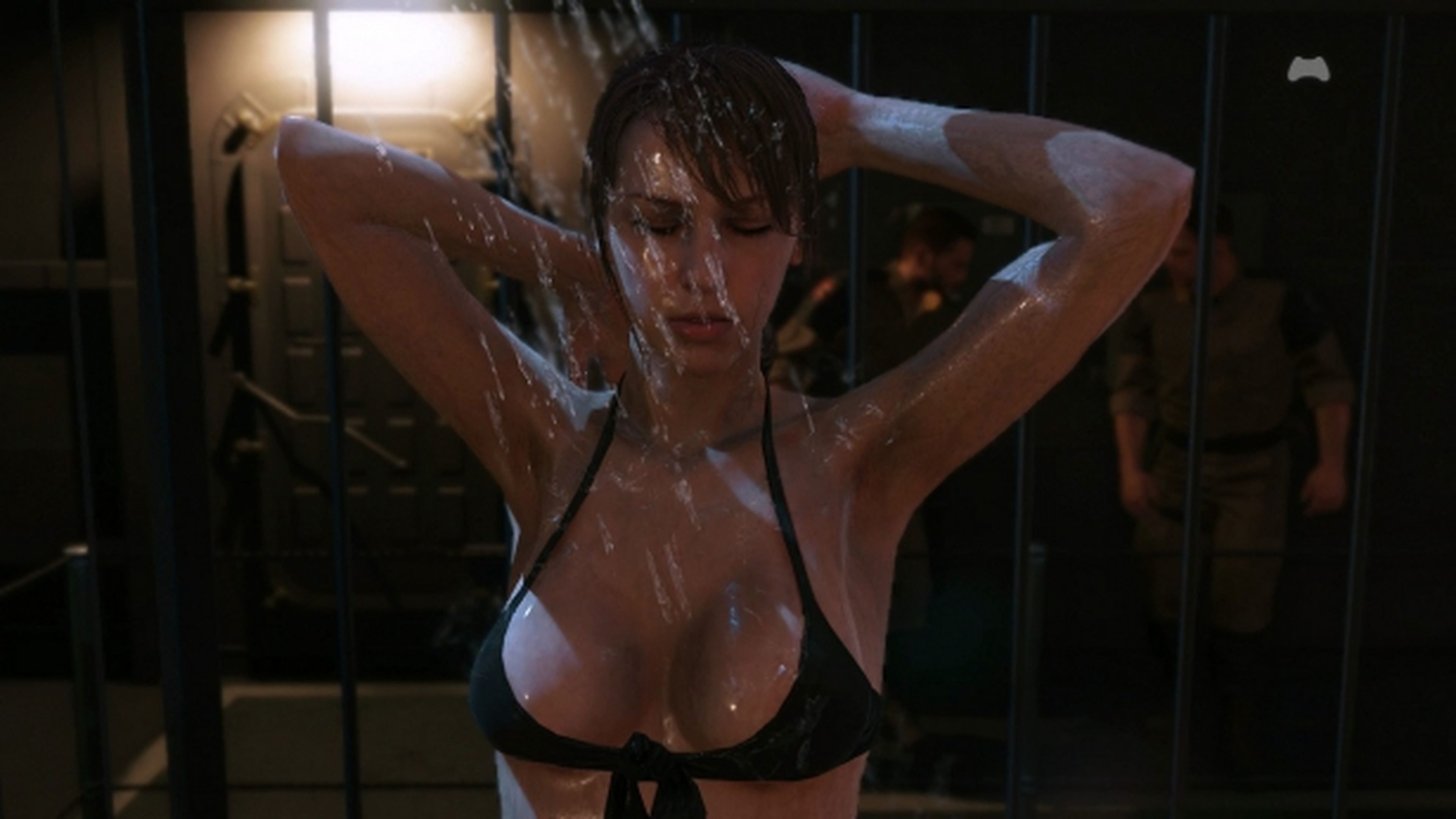 Metal Gear Solid V esconde una escena secreta con Quiet en la ducha