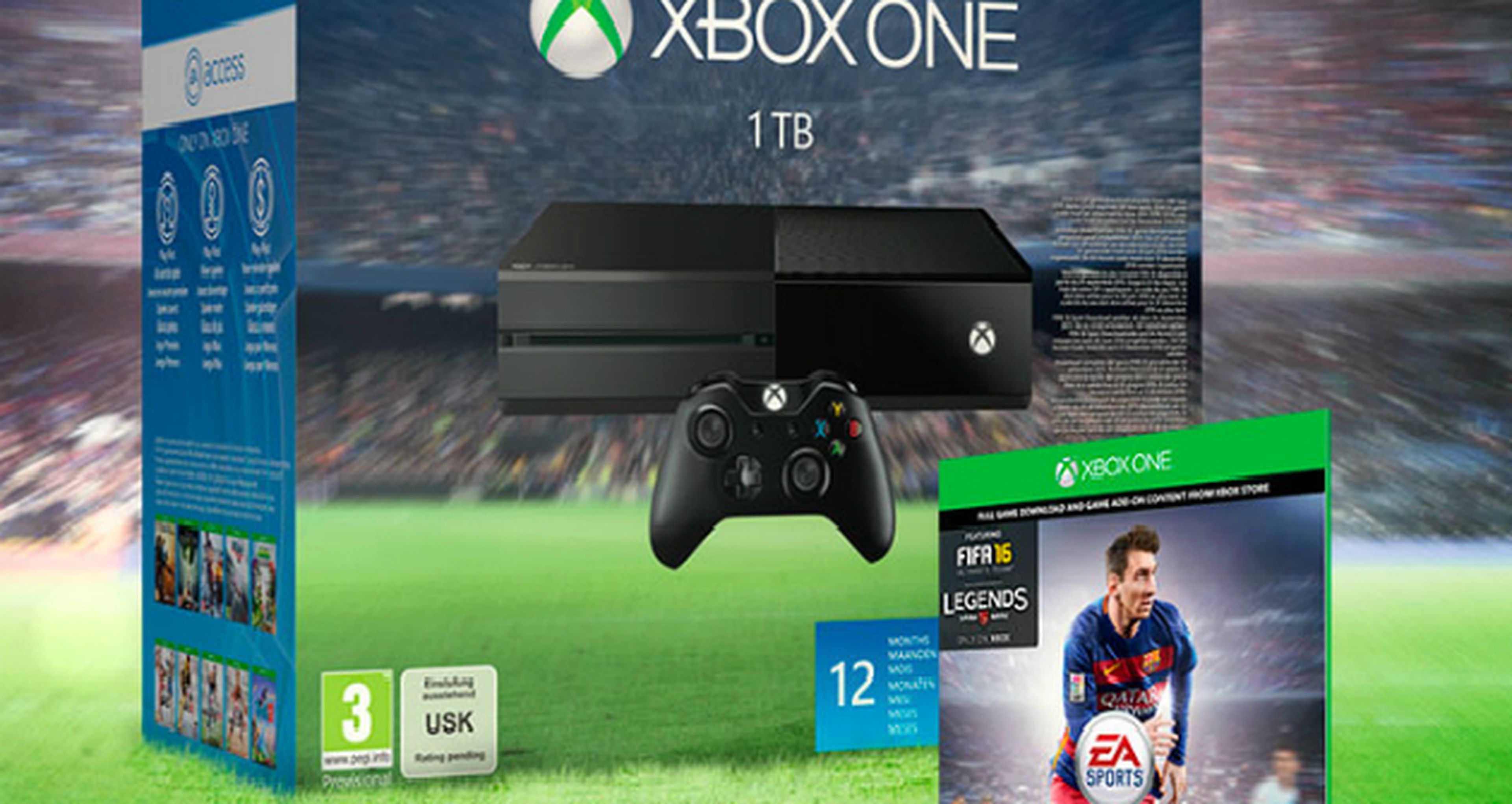 Xbox One de 1 TB con FIFA 16, pack exclusivo de GAME