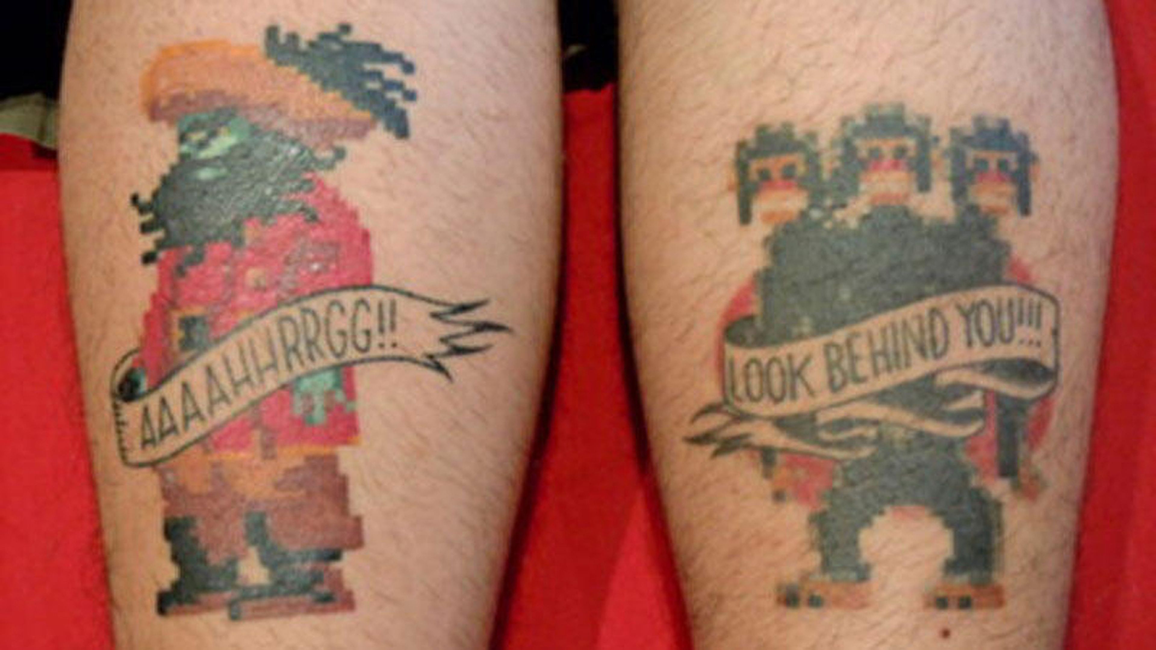 Los mejores tatuajes de videojuegos