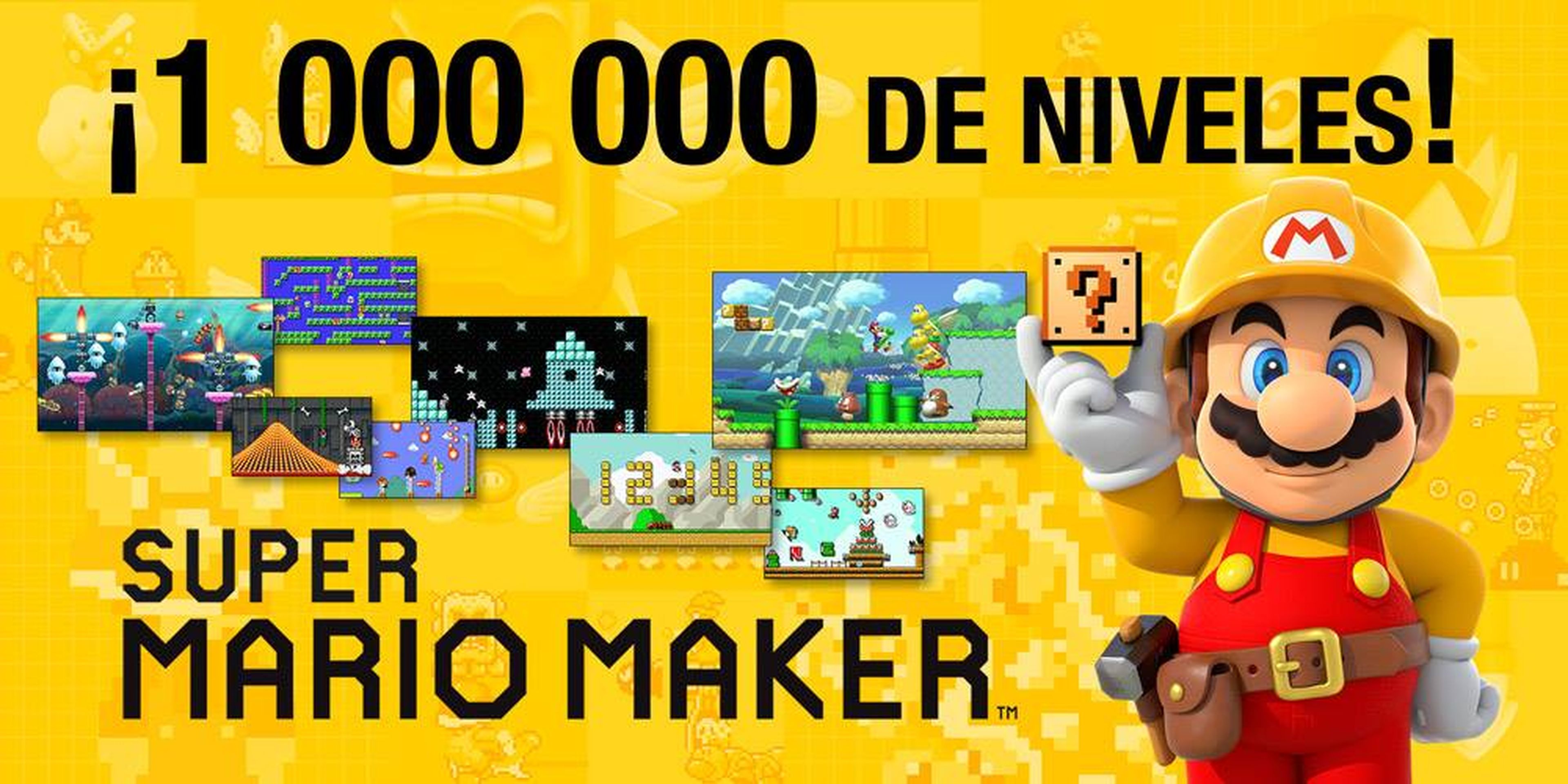 Super Mario Maker, 1 millón de niveles creados en una semana