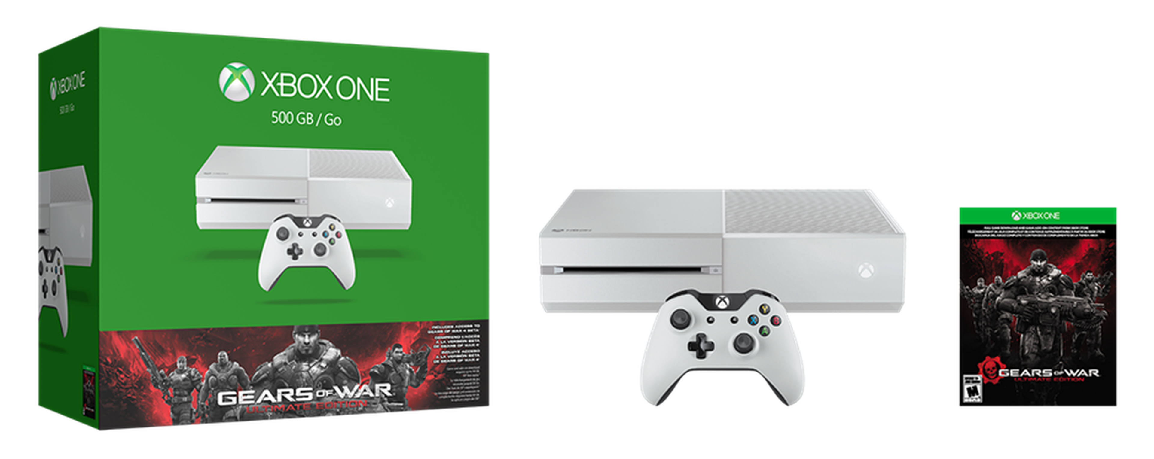 Pack de Xbox One blanca + Gears of War Ultimate Edition