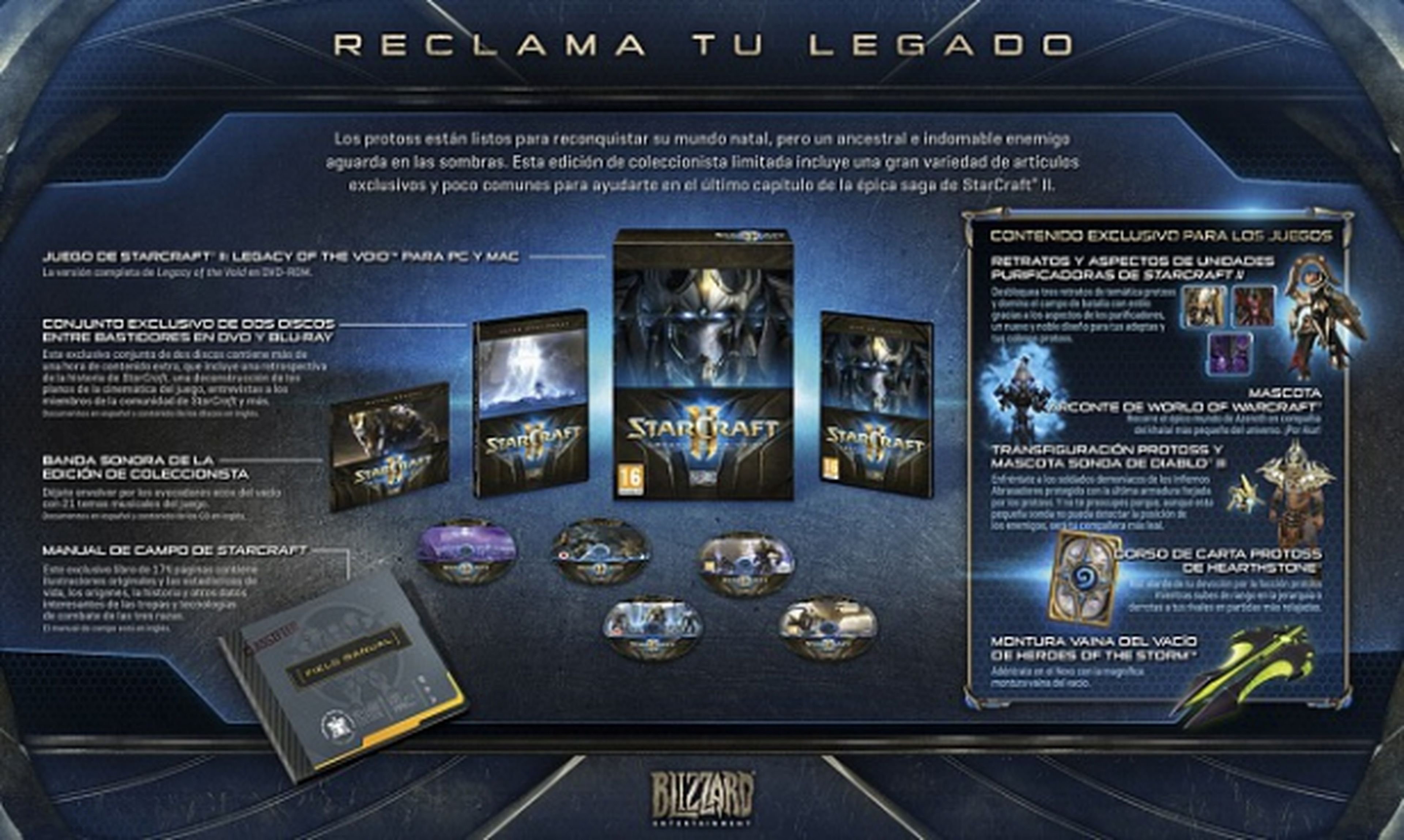 StarCraft 2: Legacy of the Void nos presenta su edición para coleccionistas