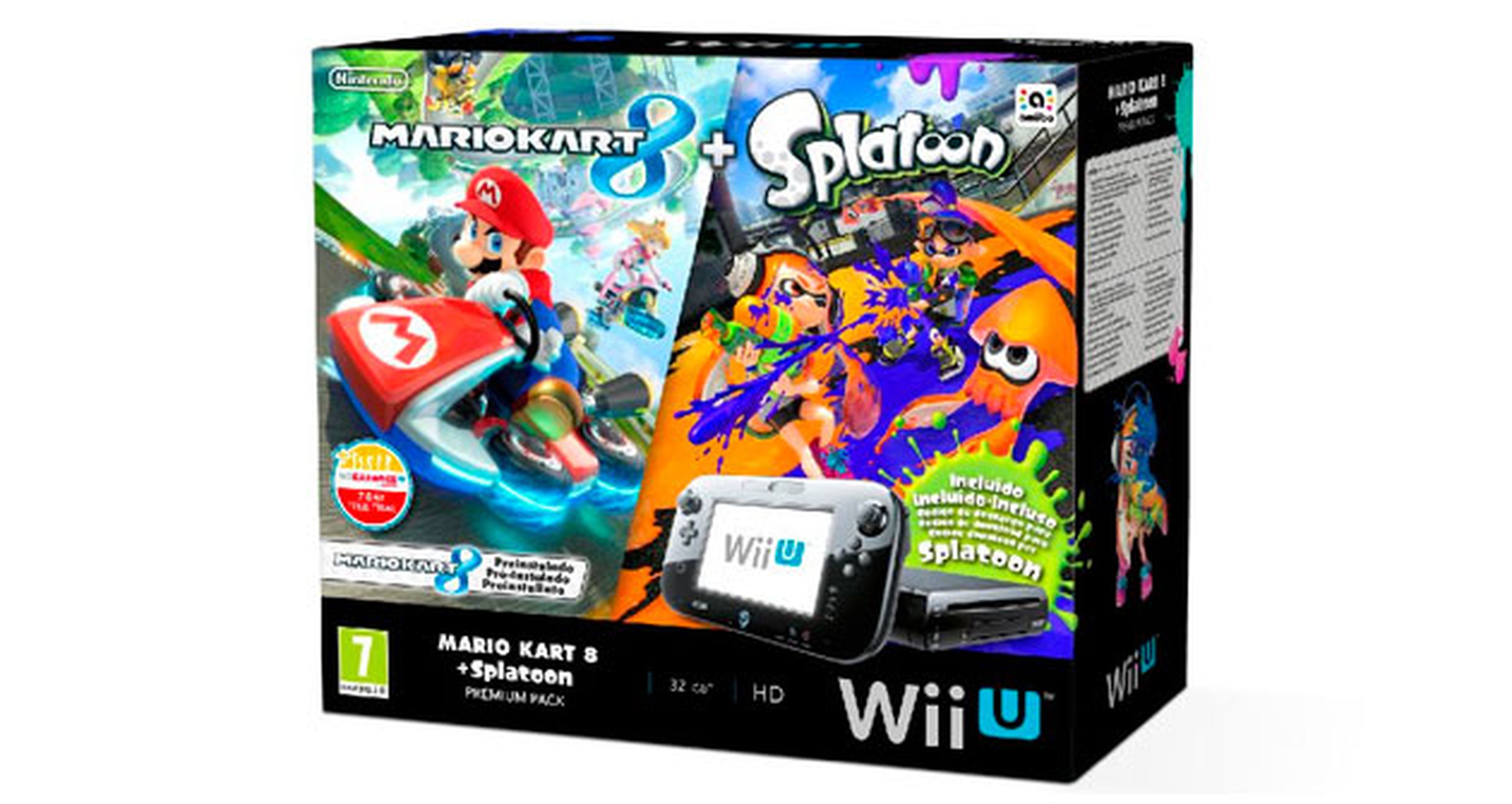 Wii U Premium Pack Mario Kart 8 + Splatoon, fecha de salida