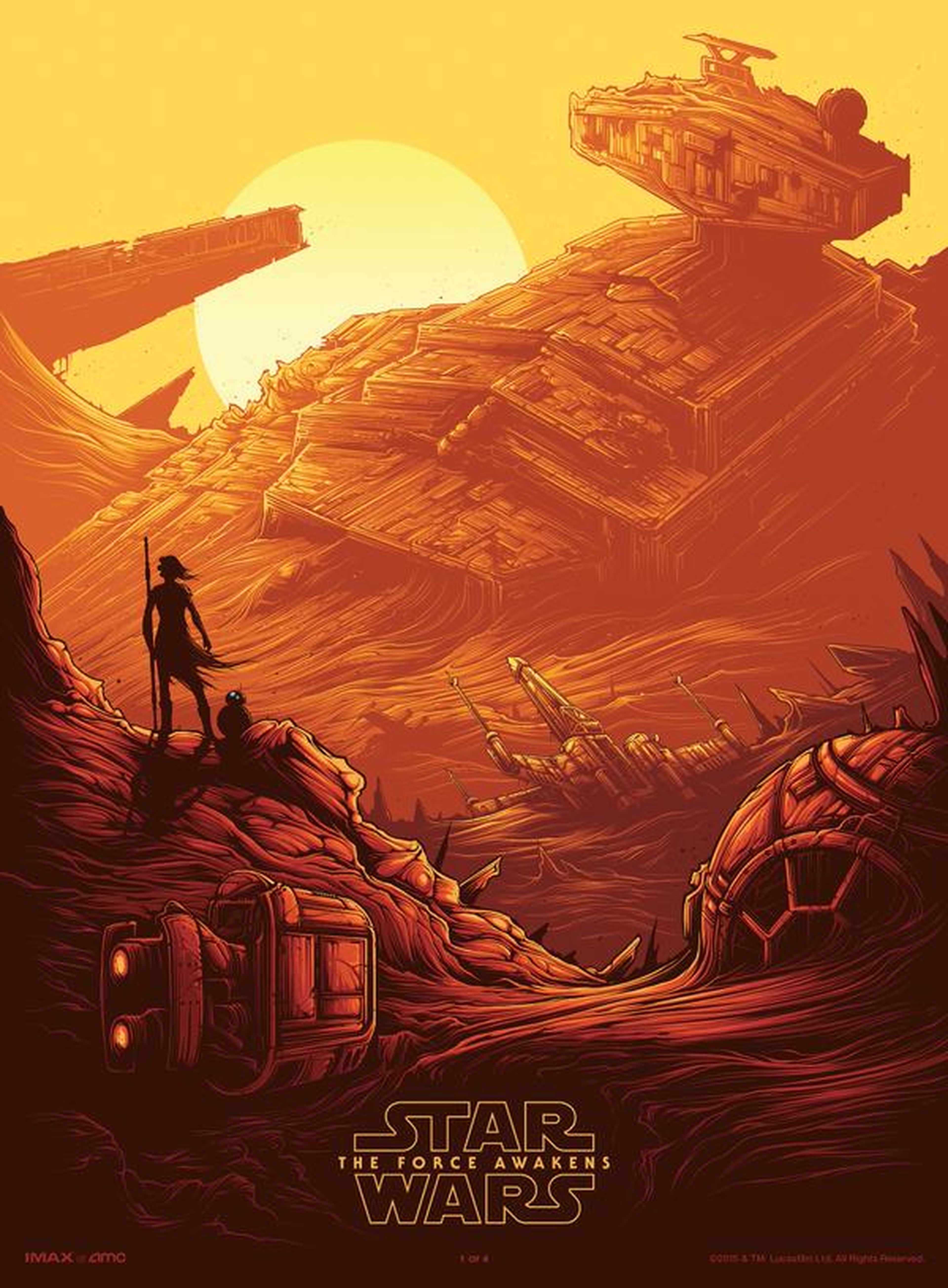 Star Wars VII bate récord de preventa de entradas y presenta cartel IMAX